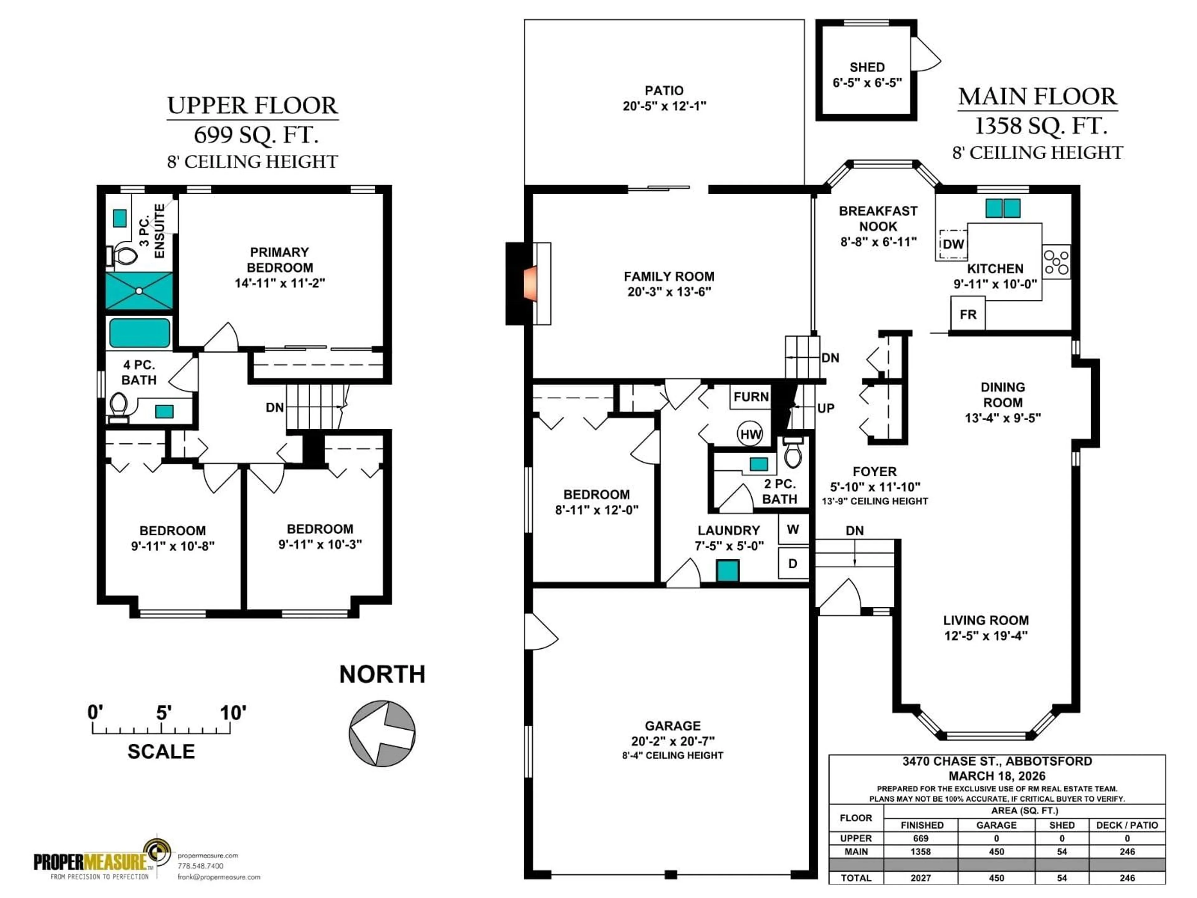Floor plan for 3470 CHASE STREET, Abbotsford British Columbia V2T5A9