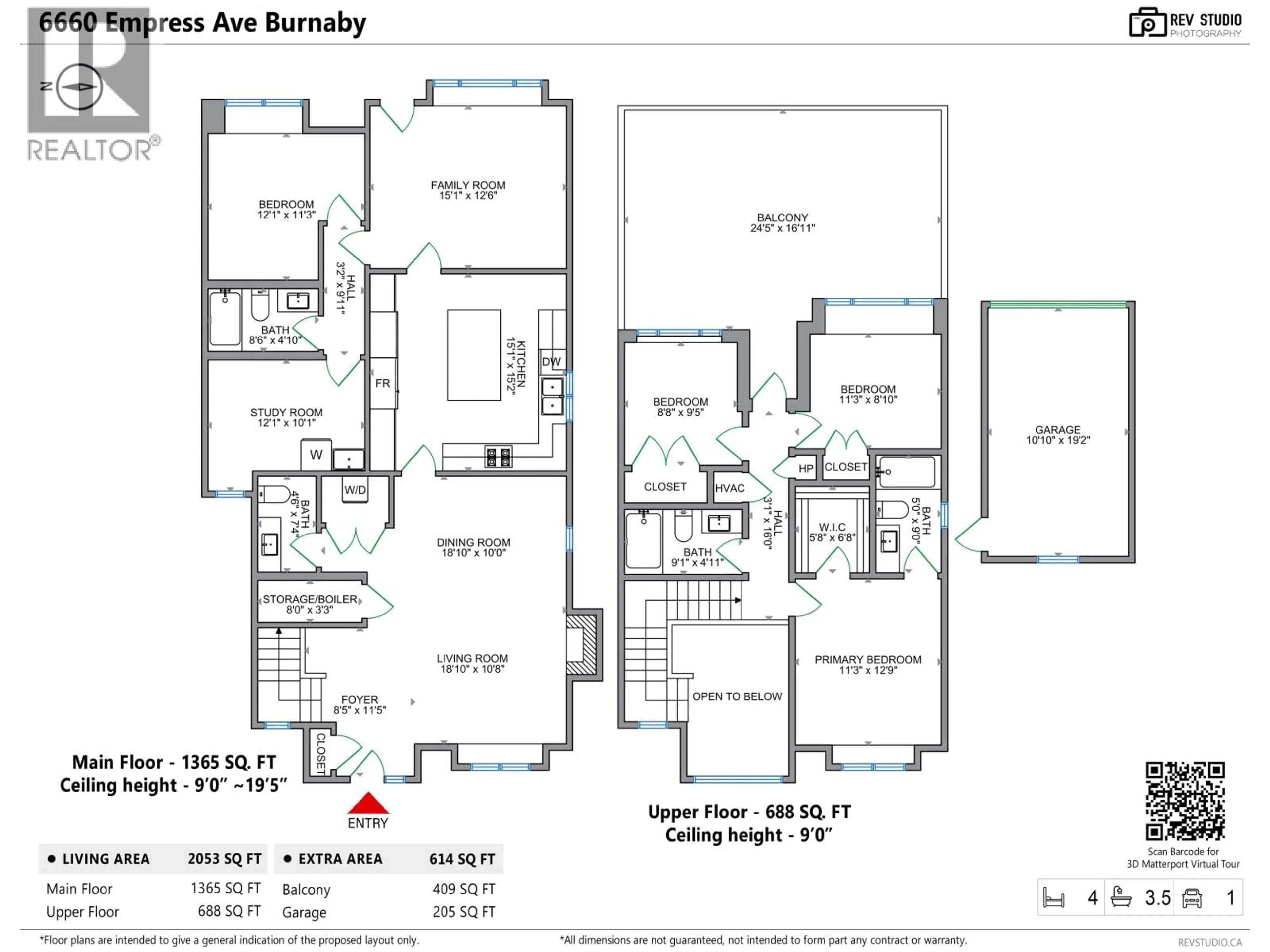 Floor plan for 6660 EMPRESS AVENUE, Burnaby British Columbia V5E2S7