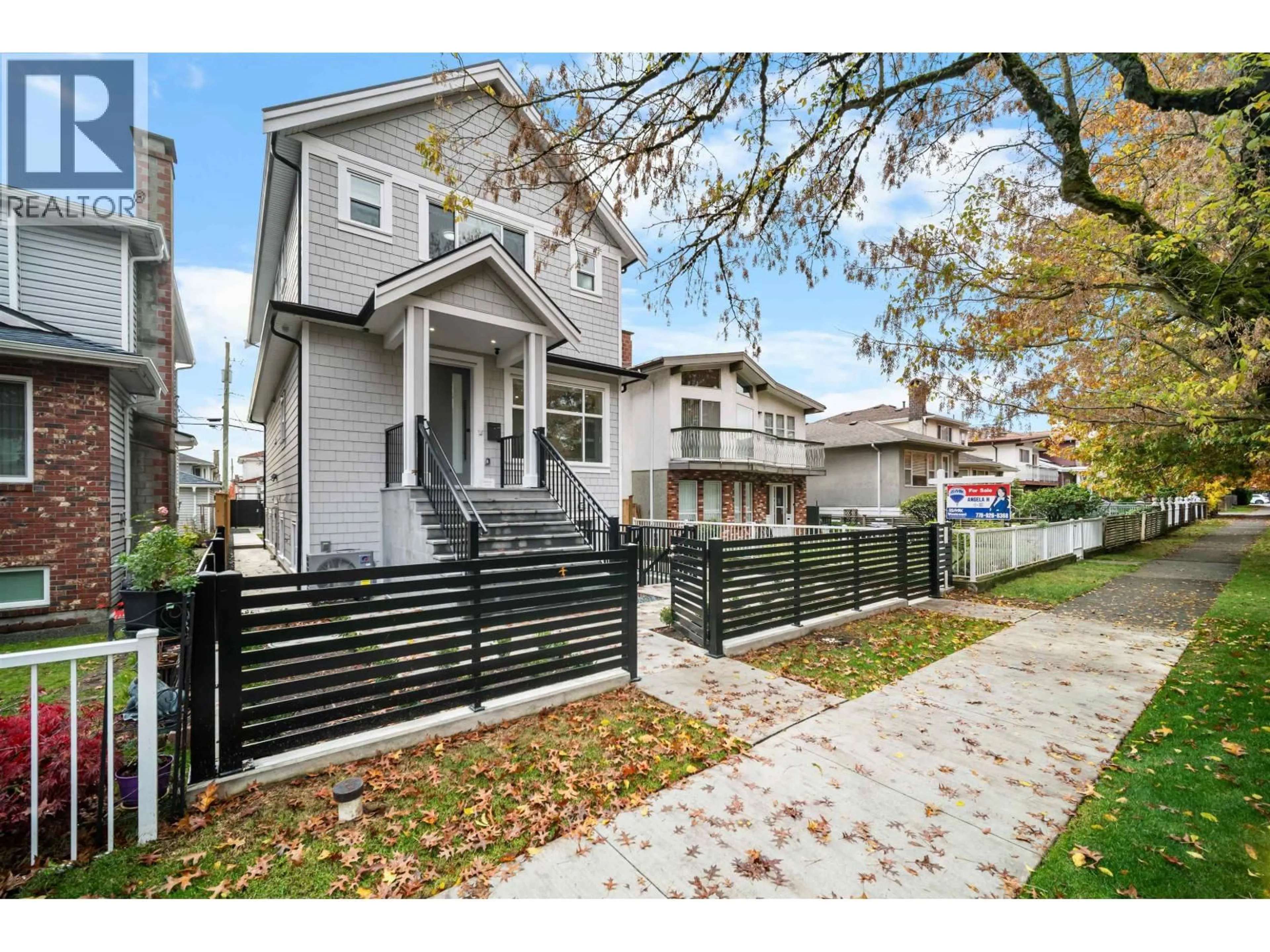 Home with vinyl exterior material, street for 2174 46TH AVENUE, Vancouver British Columbia V5P1P4