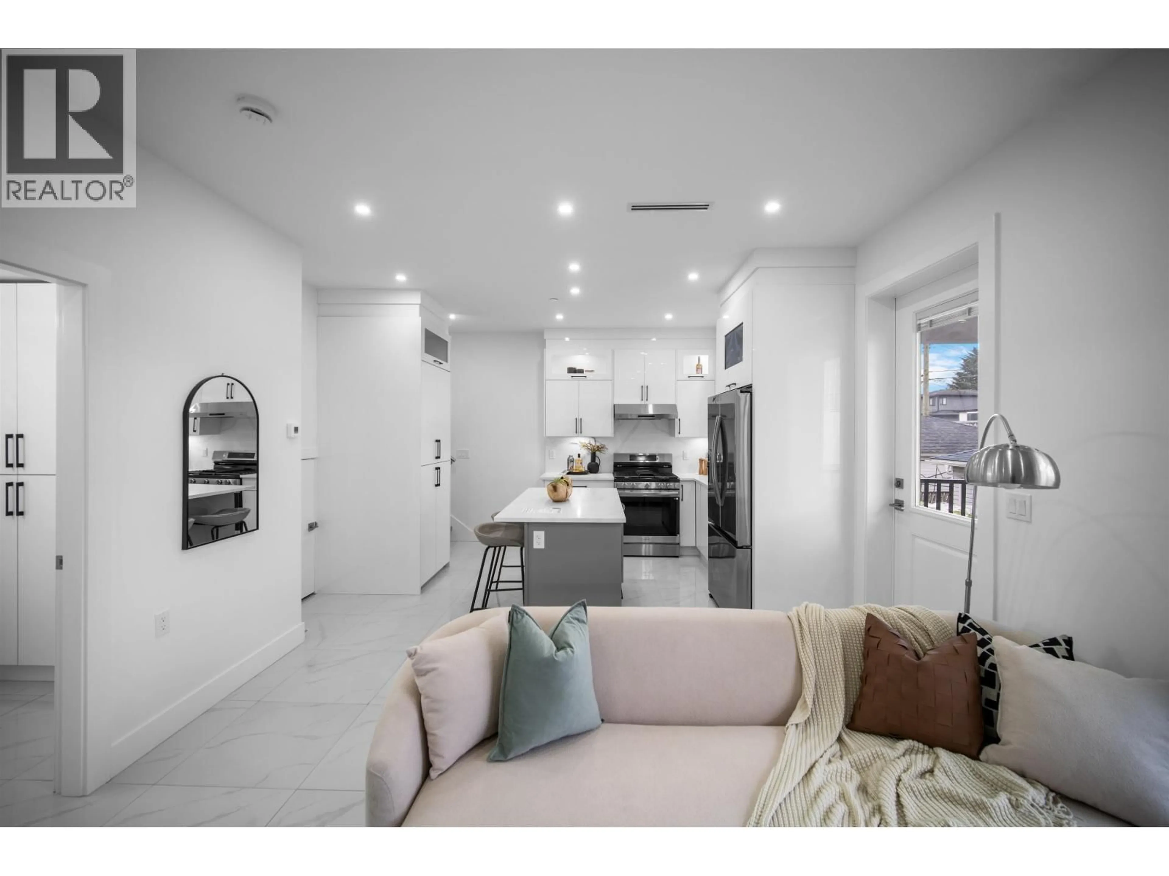 Open concept kitchen, ceramic/tile floor for 2172 46TH AVENUE, Vancouver British Columbia V5P1P4