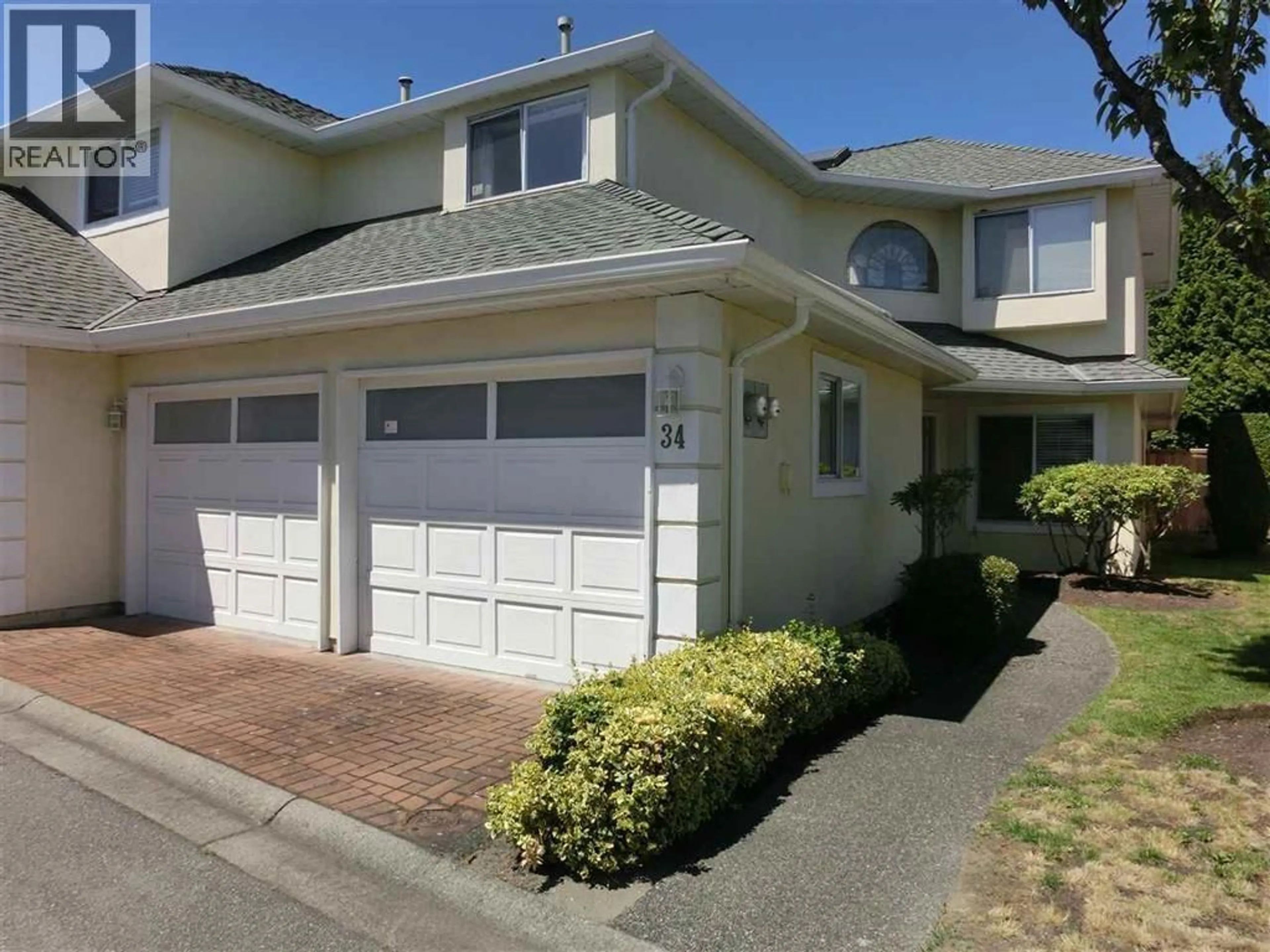 Home with vinyl exterior material, street for 34 - 8051 ASH STREET, Richmond British Columbia V6Y3X6