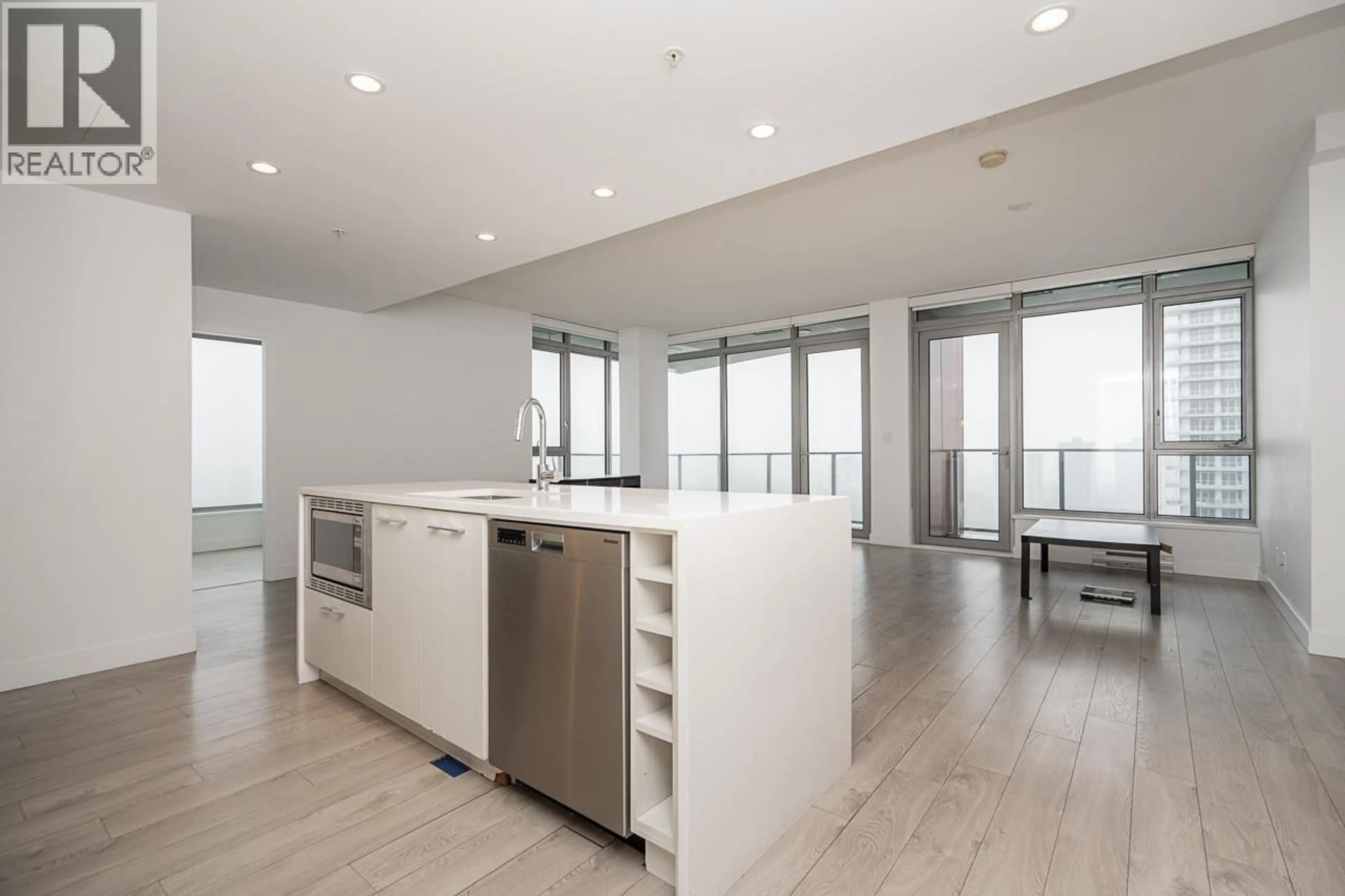 Open concept kitchen, wood/laminate floor for 1801 - 518 WHITING WAY, Coquitlam British Columbia V3J0H7