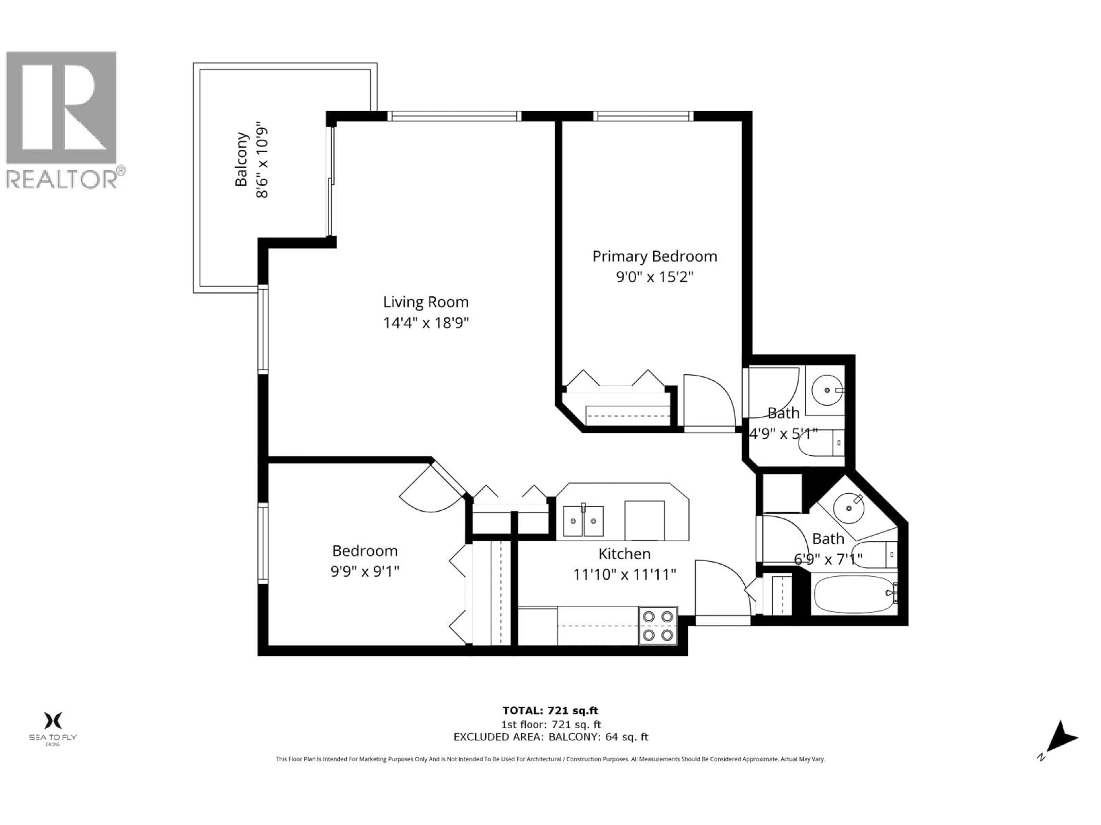 Floor plan for C307 - 40140 WILLOW CRESCENT, Squamish British Columbia V8B0M1