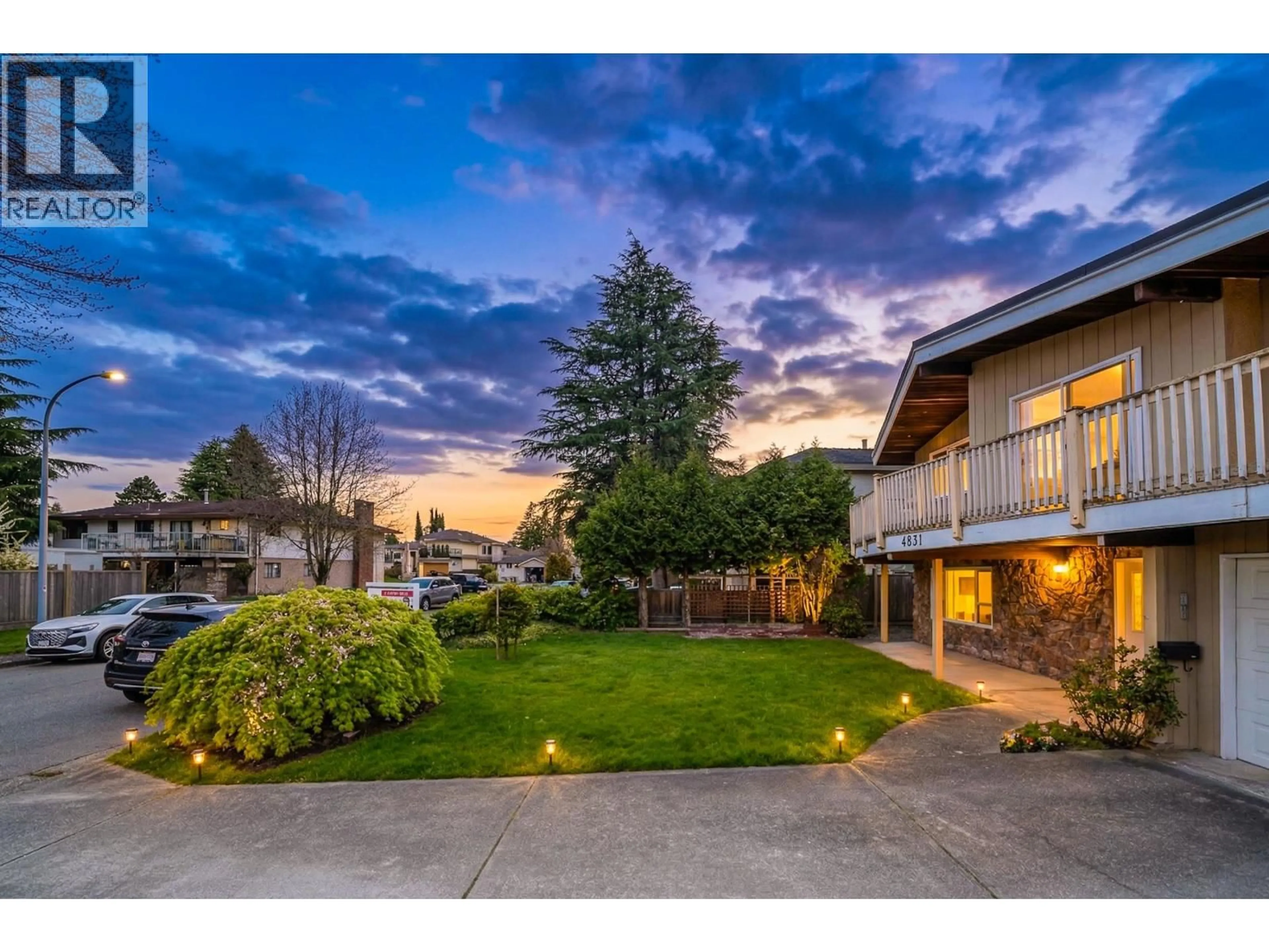 A pic from outside/outdoor area/front of a property/back of a property/a pic from drone, unknown for 4831 FOXGLOVE CRESCENT, Richmond British Columbia V7C2K4