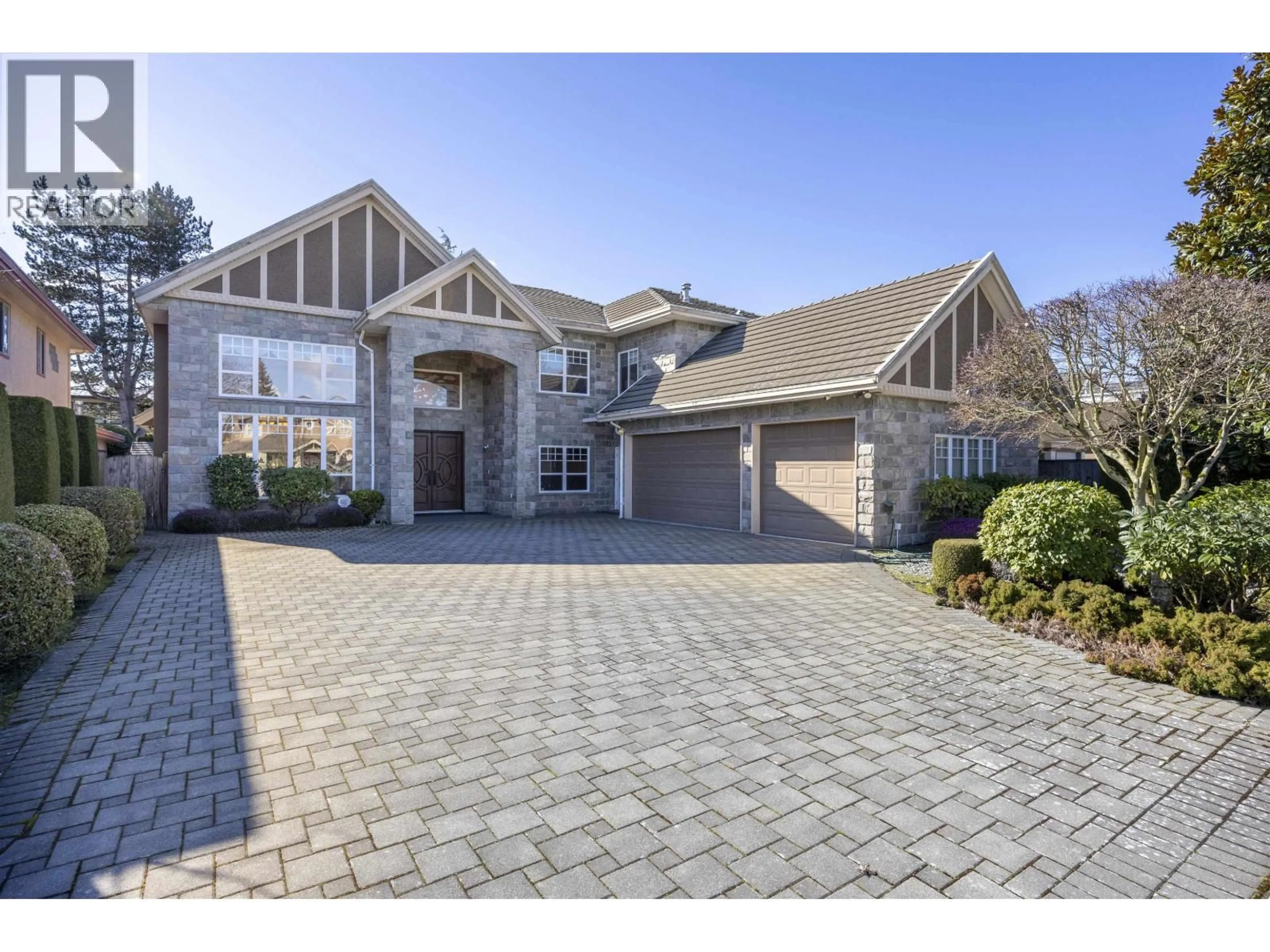 Home with brick exterior material, street for 6860 DONALD ROAD, Richmond British Columbia V7C2Y9