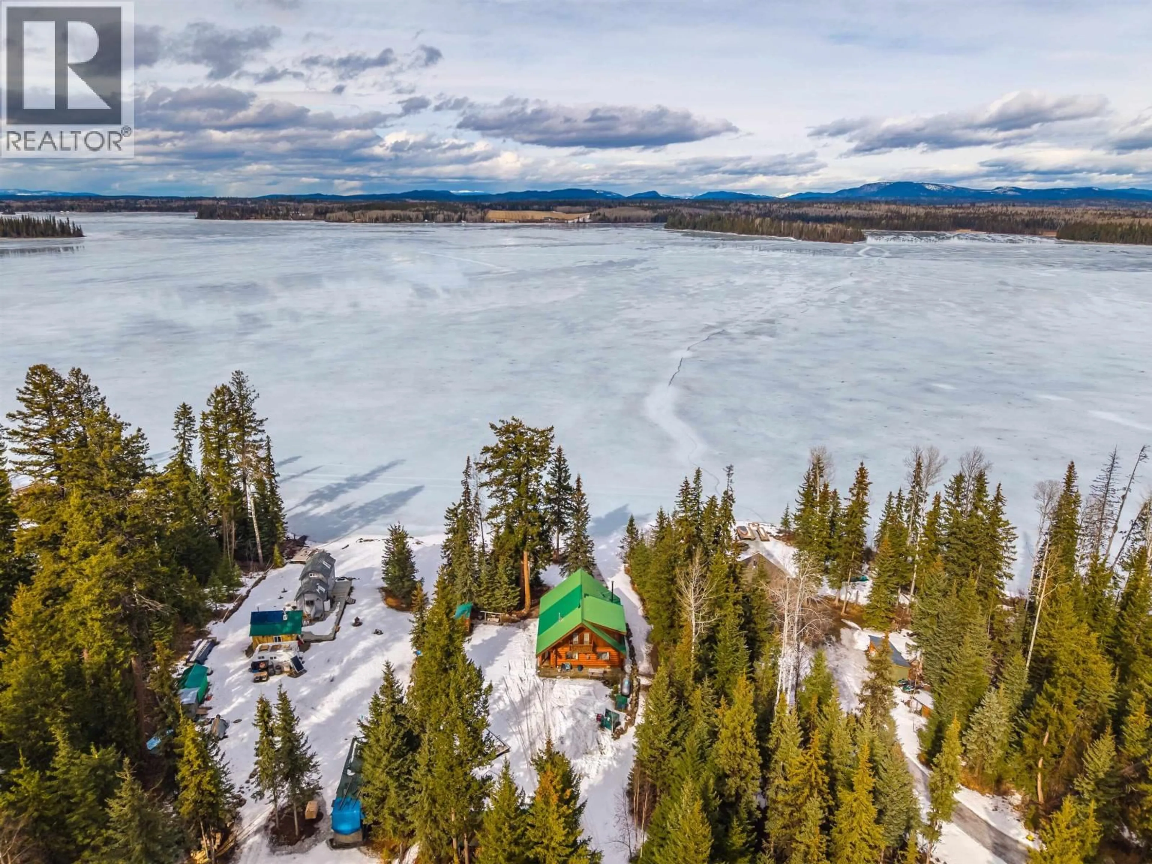 A pic from outside/outdoor area/front of a property/back of a property/a pic from drone, water/lake/river/ocean view for 7454 SHERIDAN WEST FSR ROAD, Sheridan Lake British Columbia V0K1X1