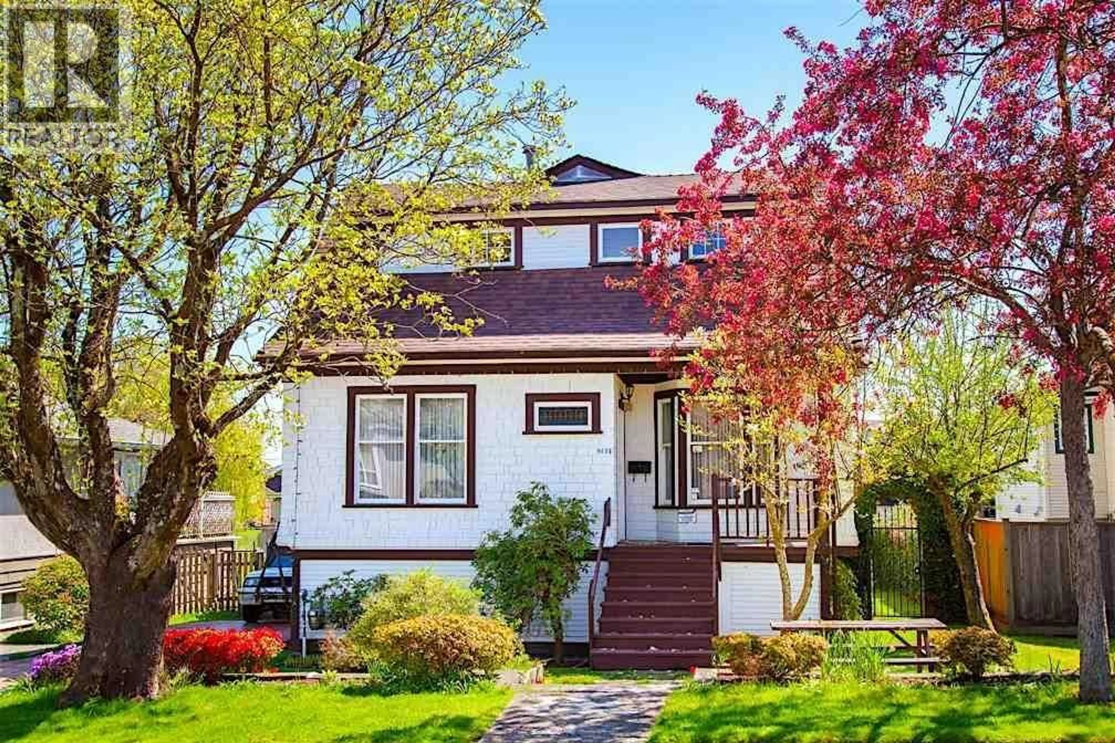 Home with vinyl exterior material, street for 8134 14TH AVENUE, Burnaby British Columbia V3N2B8