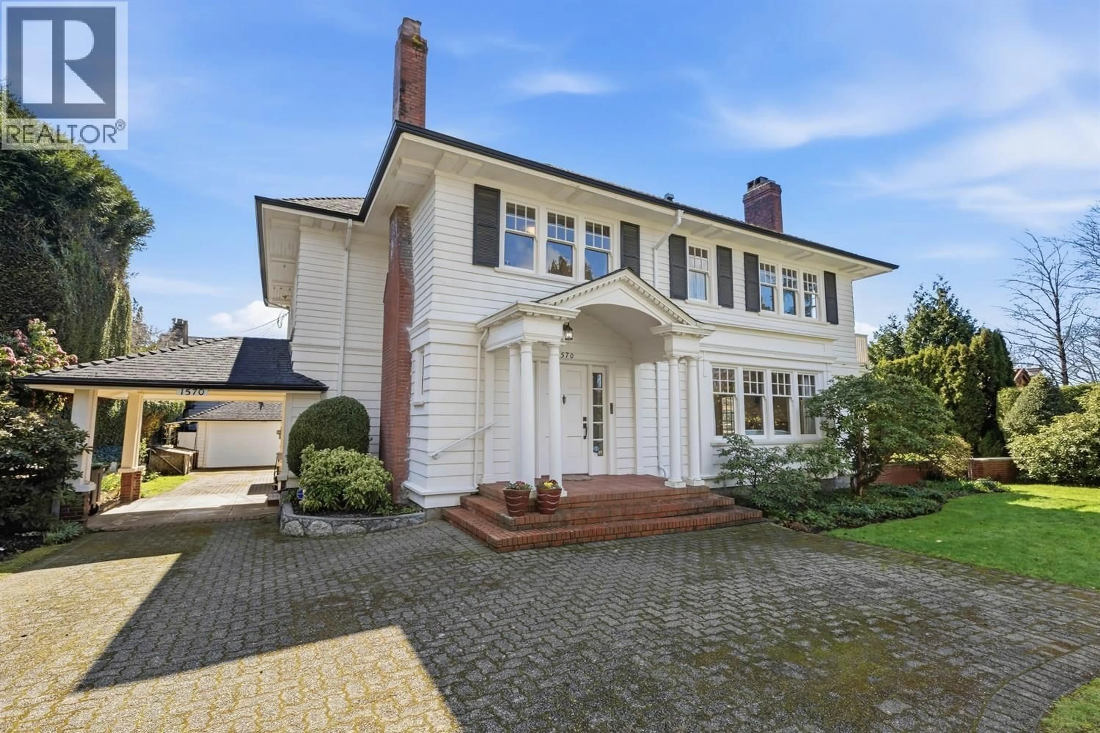 Home with brick exterior material, street for 1570 36TH AVENUE, Vancouver British Columbia V6M1J8