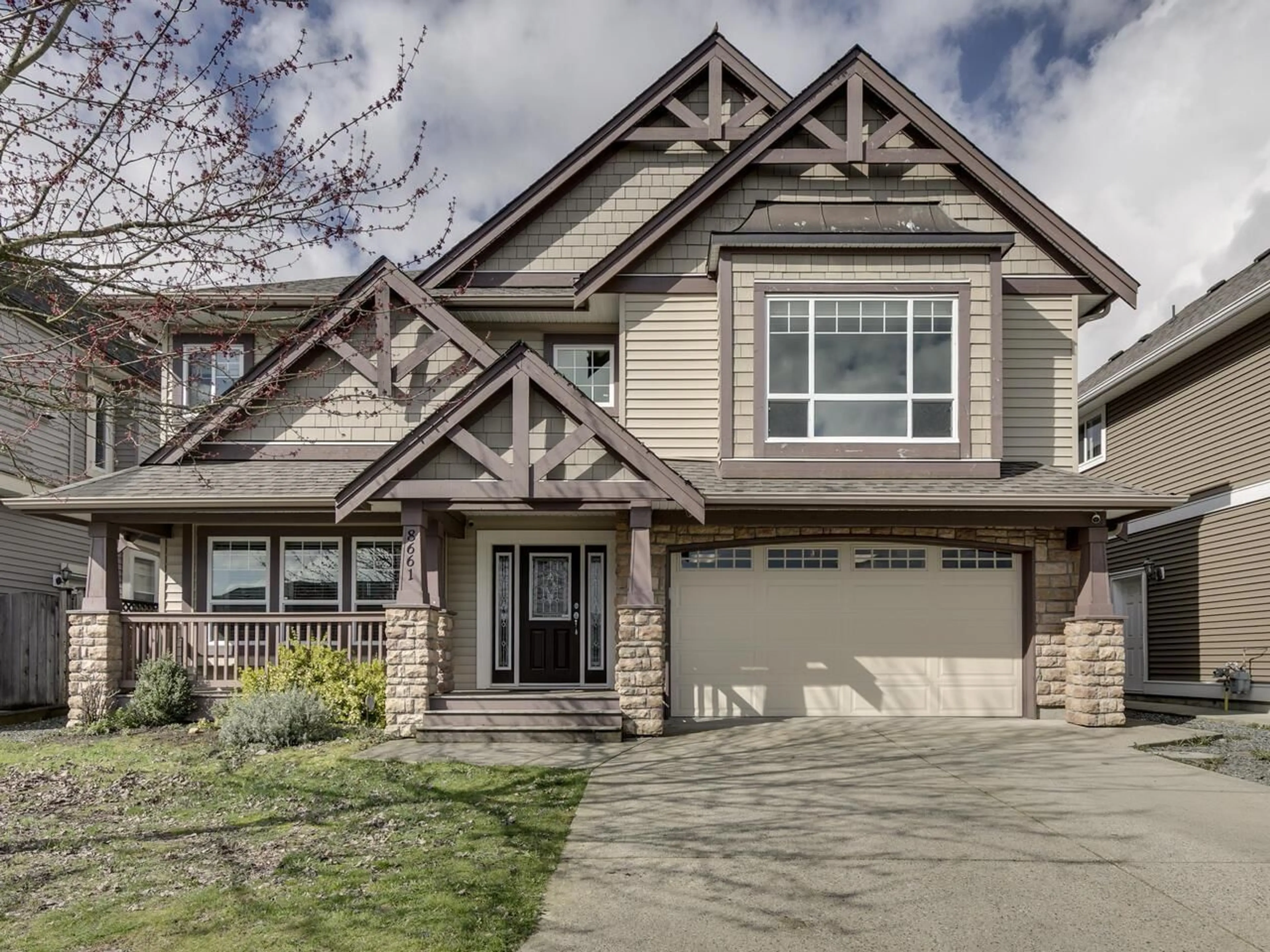 Home with brick exterior material, street for 8661 FENNELL STREET, Mission British Columbia V4S0B7