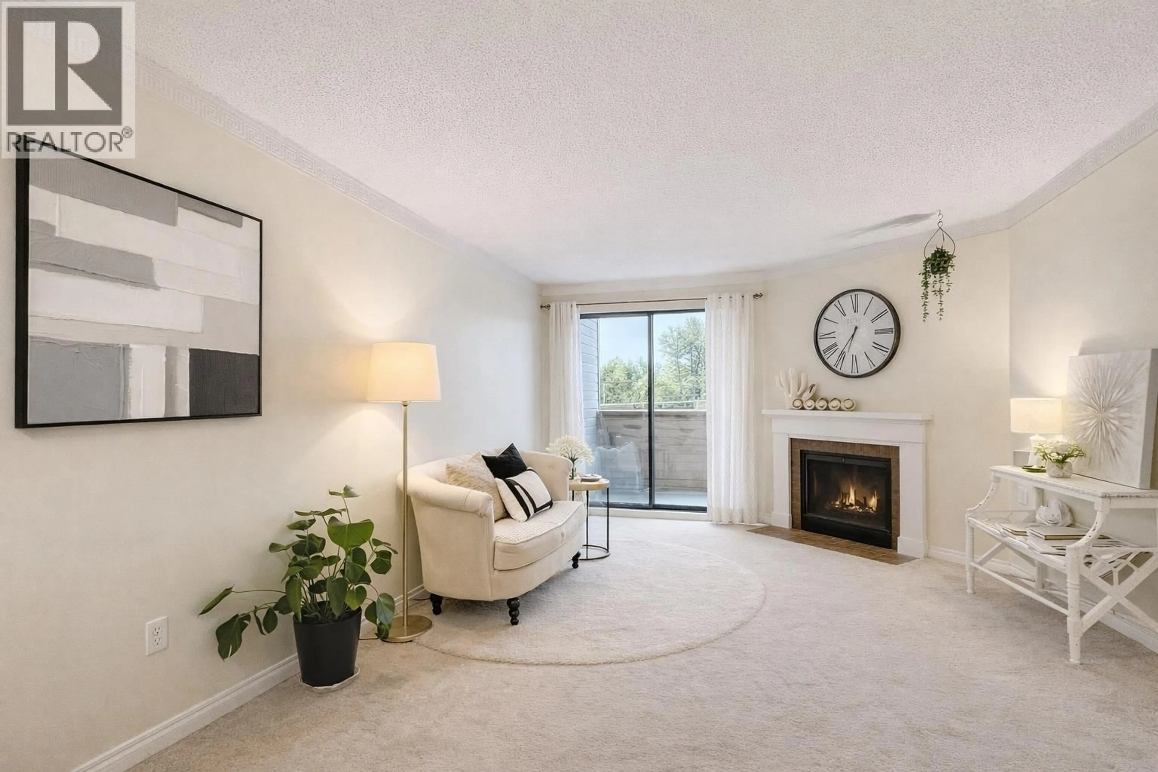 Living room with furniture, unknown for 312 - 615 NORTH ROAD, Coquitlam British Columbia V3J1P1