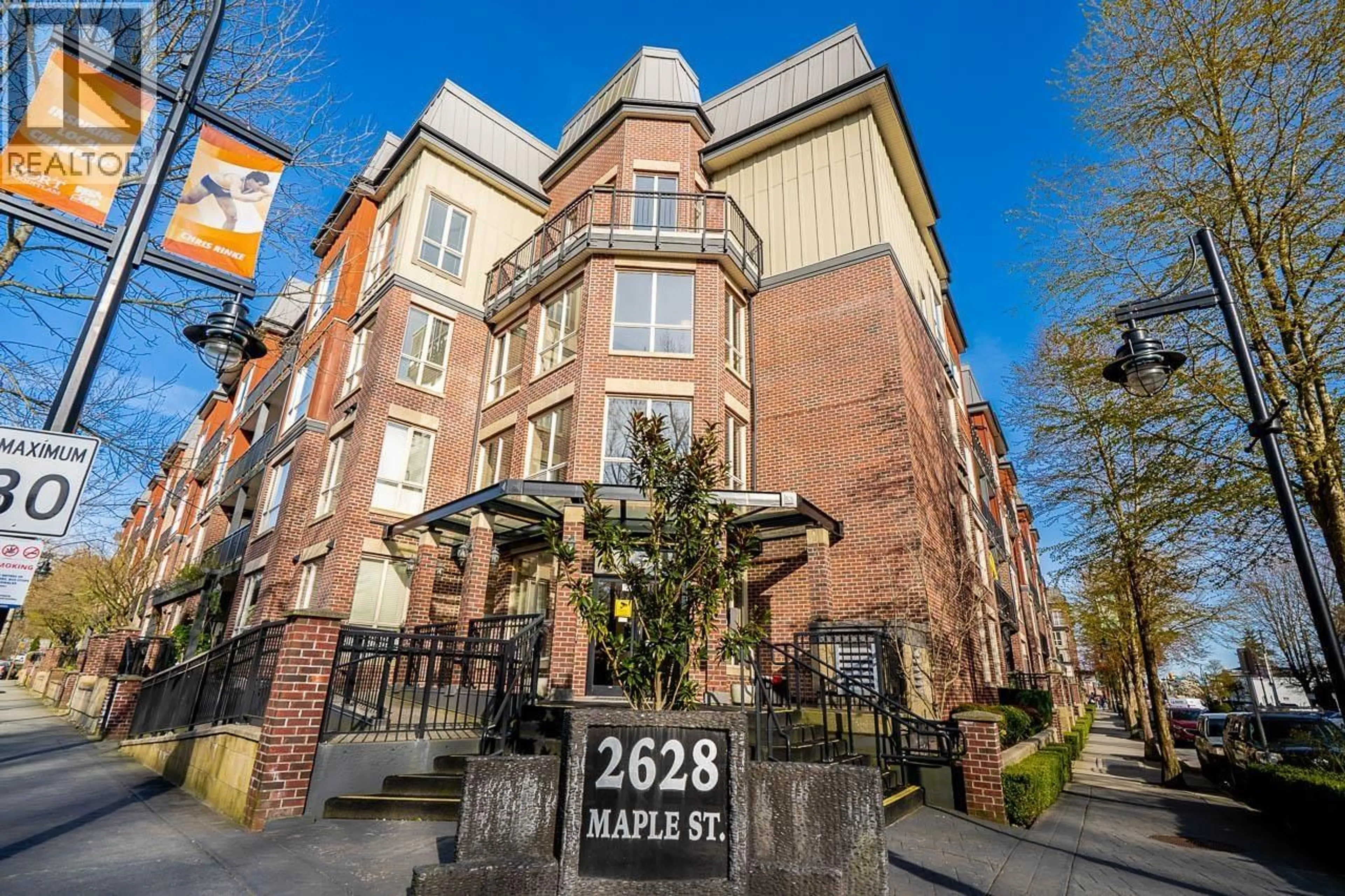 Home with brick exterior material, street for 215 - 2628 MAPLE STREET, Port Coquitlam British Columbia V3C0E2