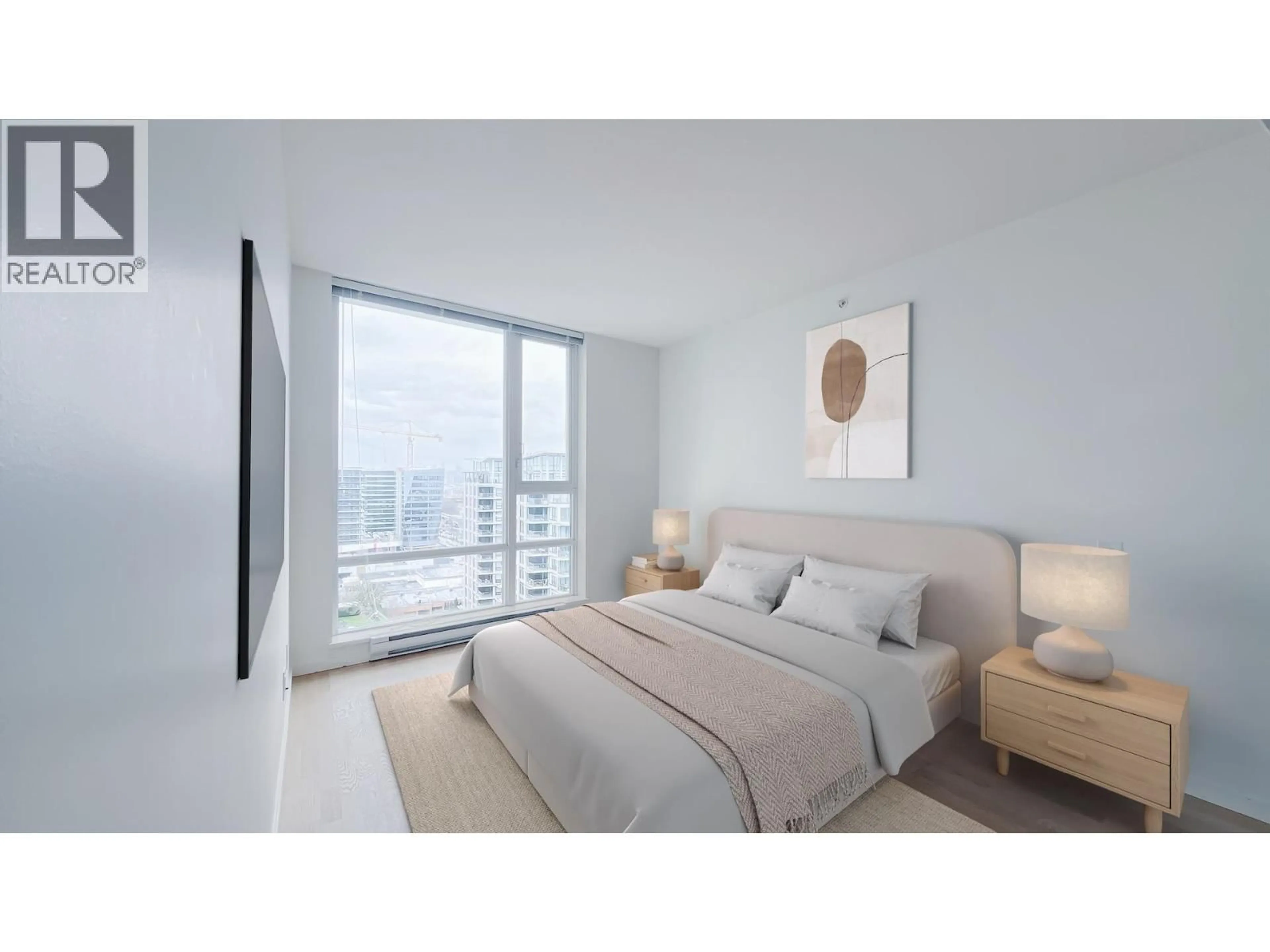 Bedroom with bed, unknown for 1801 - 7979 FIRBRIDGE WAY, Richmond British Columbia V6X0K7