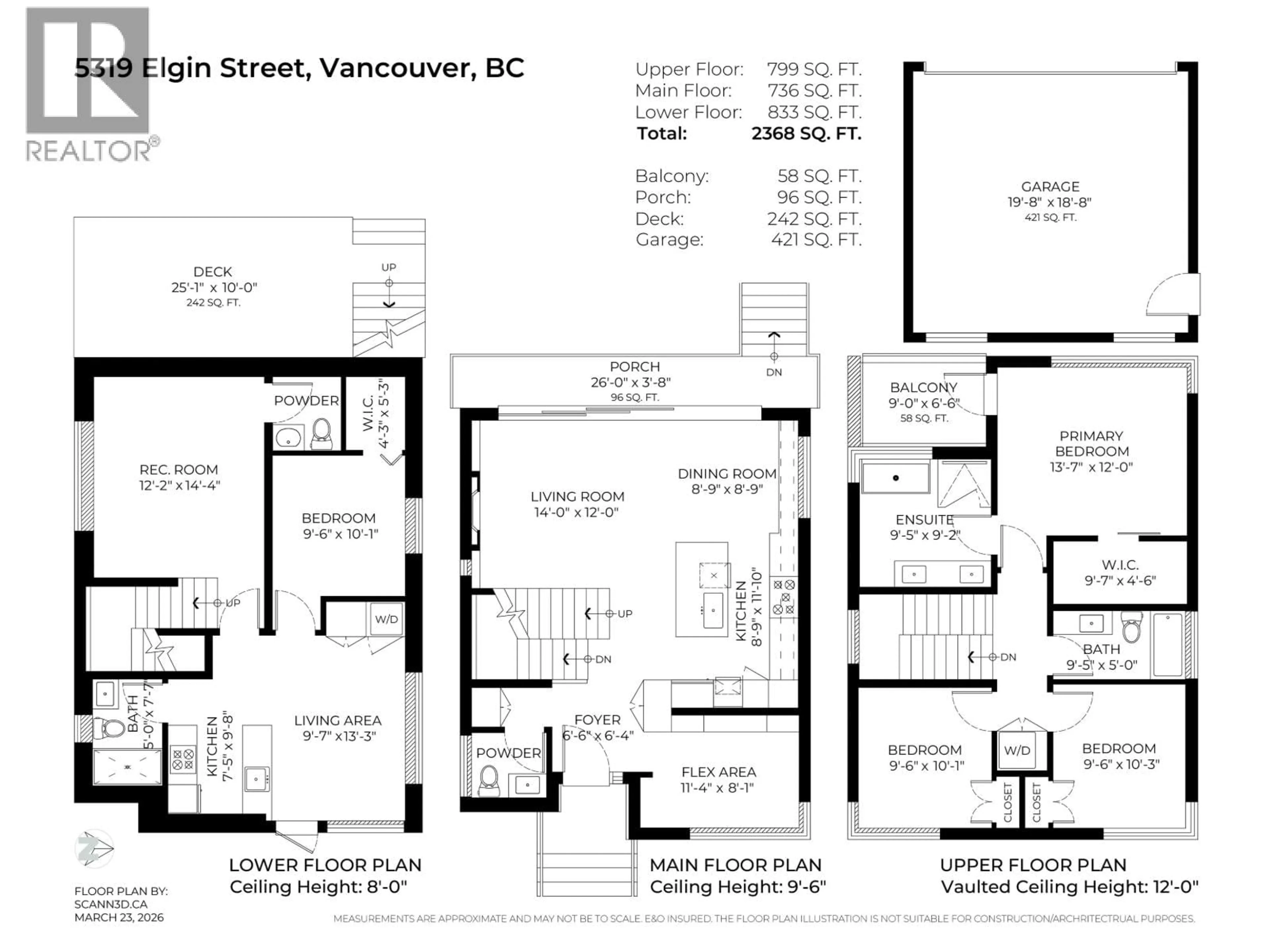 Floor plan for 5319 ELGIN STREET, Vancouver British Columbia V5W3J9