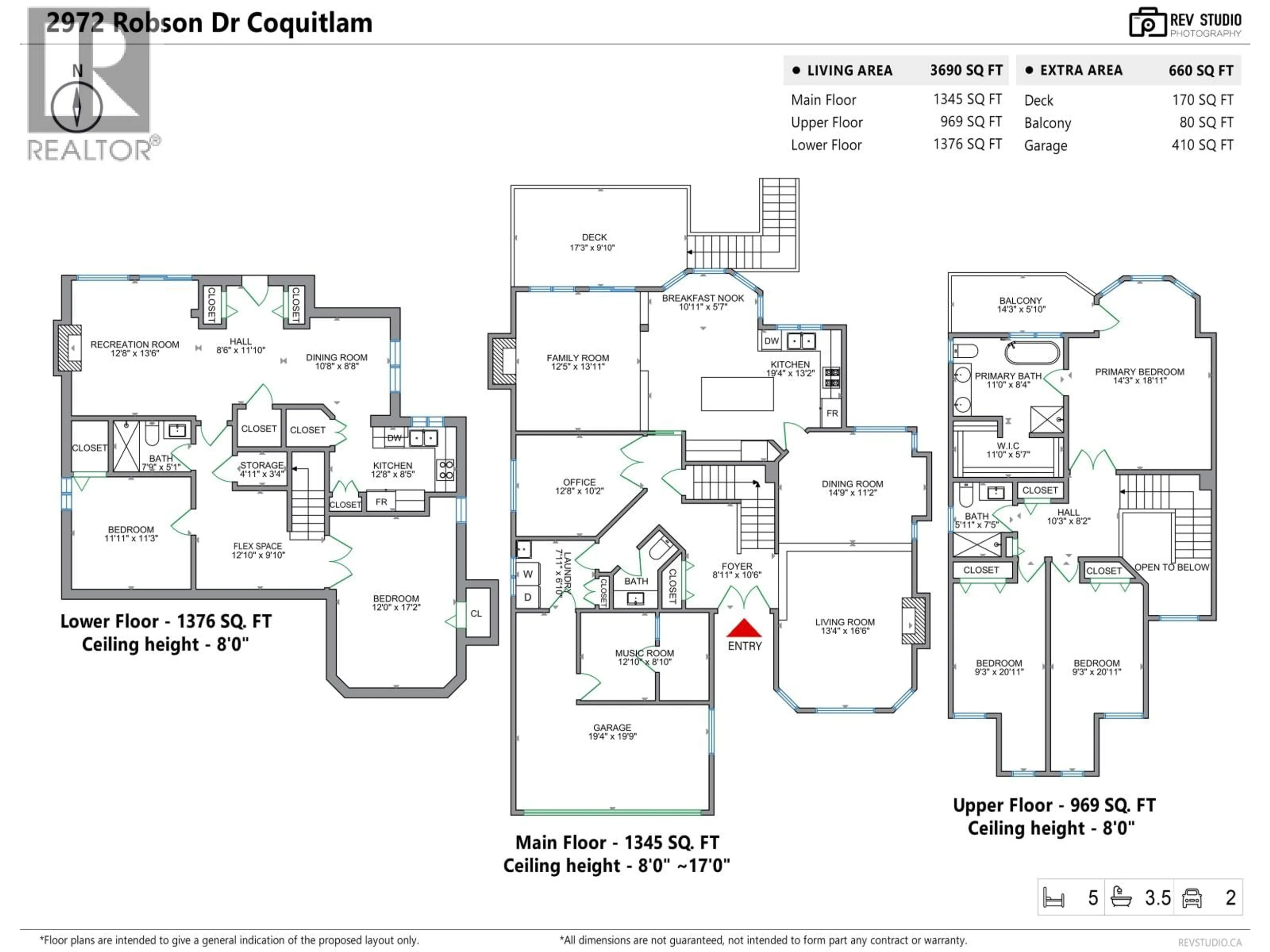 Floor plan for 2972 ROBSON DRIVE, Coquitlam British Columbia V3E2T1