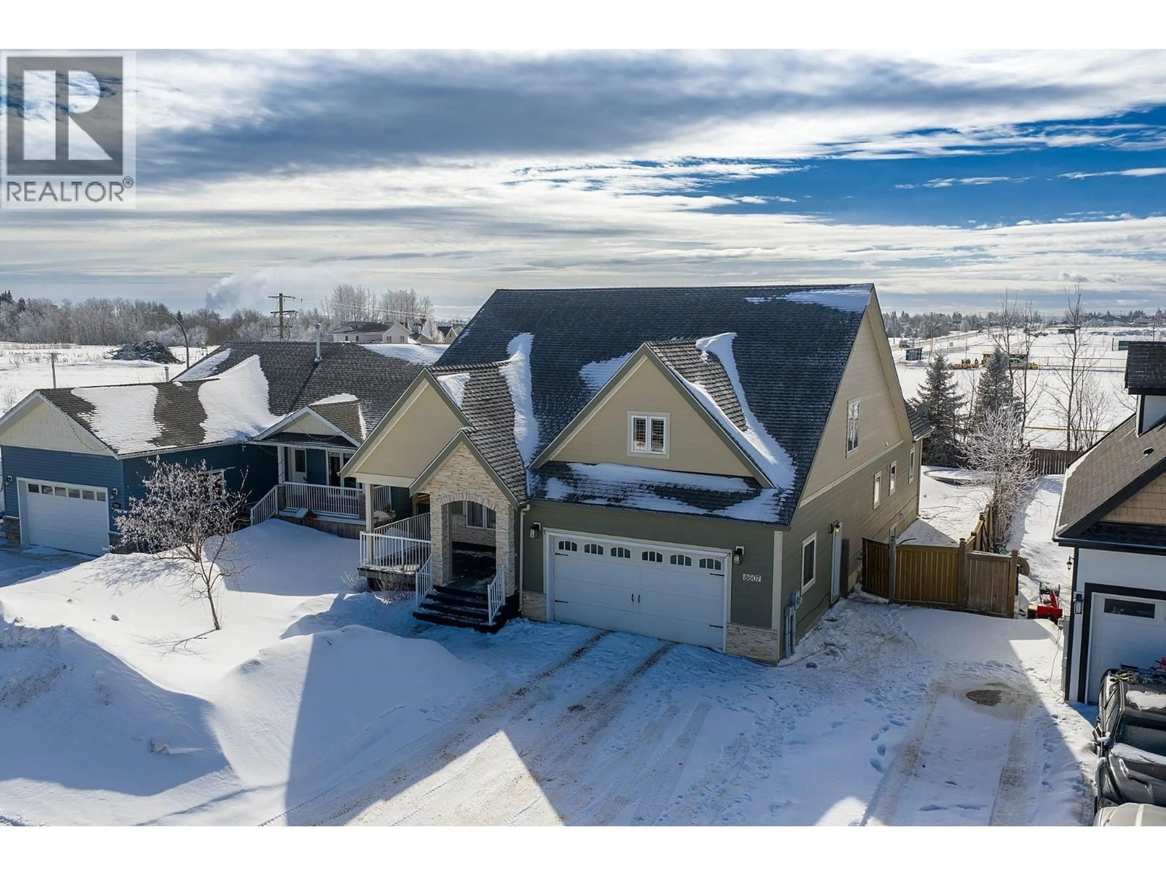 A pic from outside/outdoor area/front of a property/back of a property/a pic from drone, unknown for 8607 109 AVENUE, Fort St. John British Columbia V1J7E6