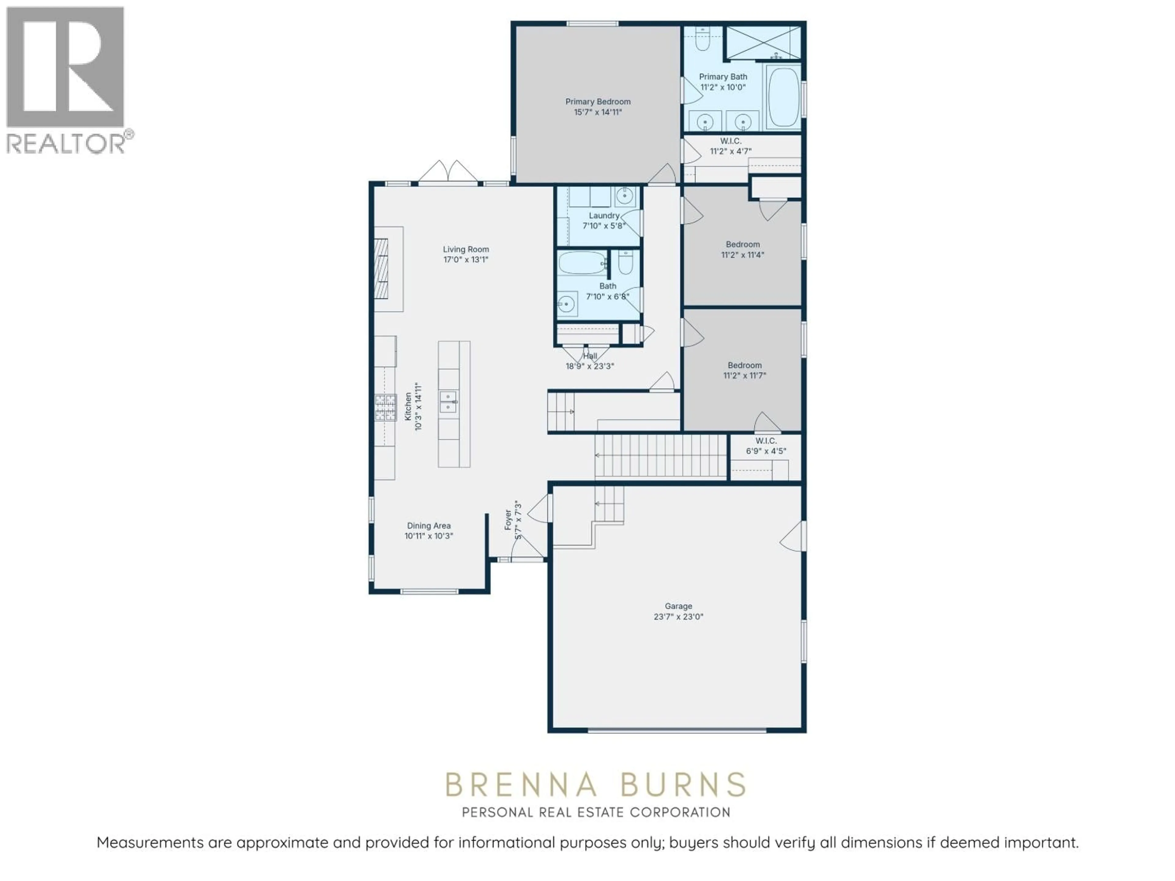 Floor plan for 8607 109 AVENUE, Fort St. John British Columbia V1J7E6
