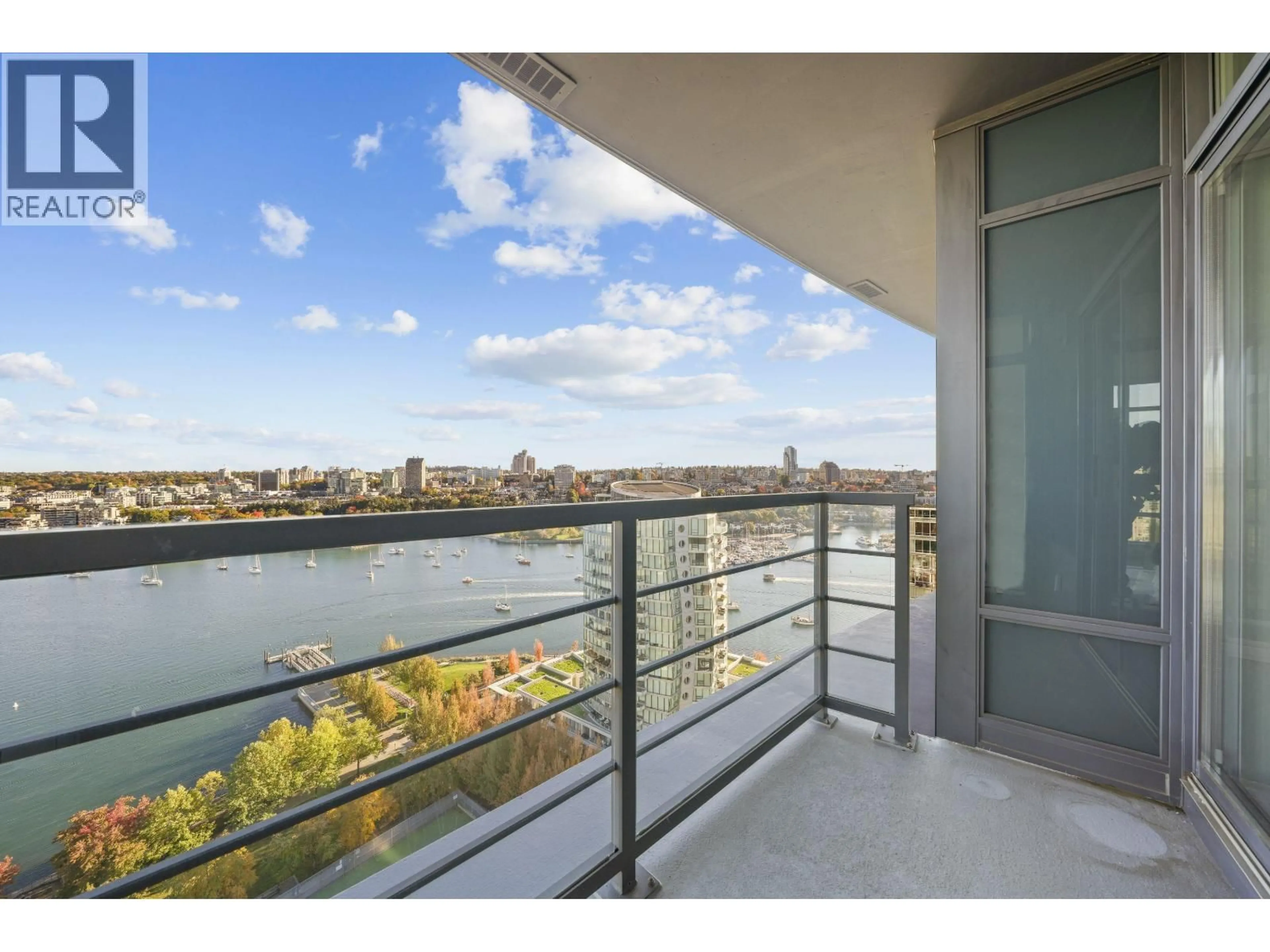 Balcony in the apartment, water/lake/river/ocean view for 2503 - 1483 HOMER STREET, Vancouver British Columbia V6Z3C7