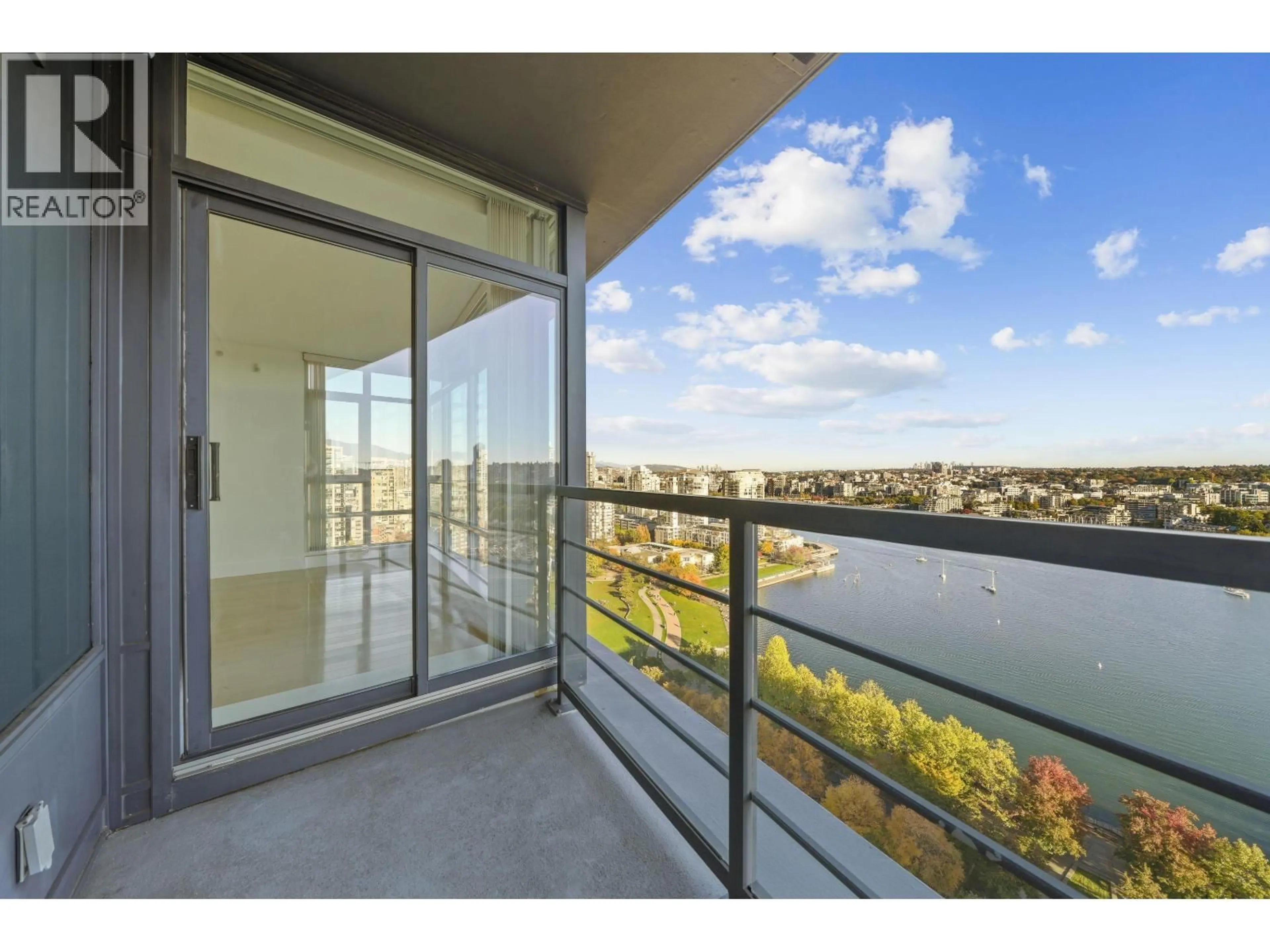 Balcony in the apartment, water/lake/river/ocean view for 2503 - 1483 HOMER STREET, Vancouver British Columbia V6Z3C7