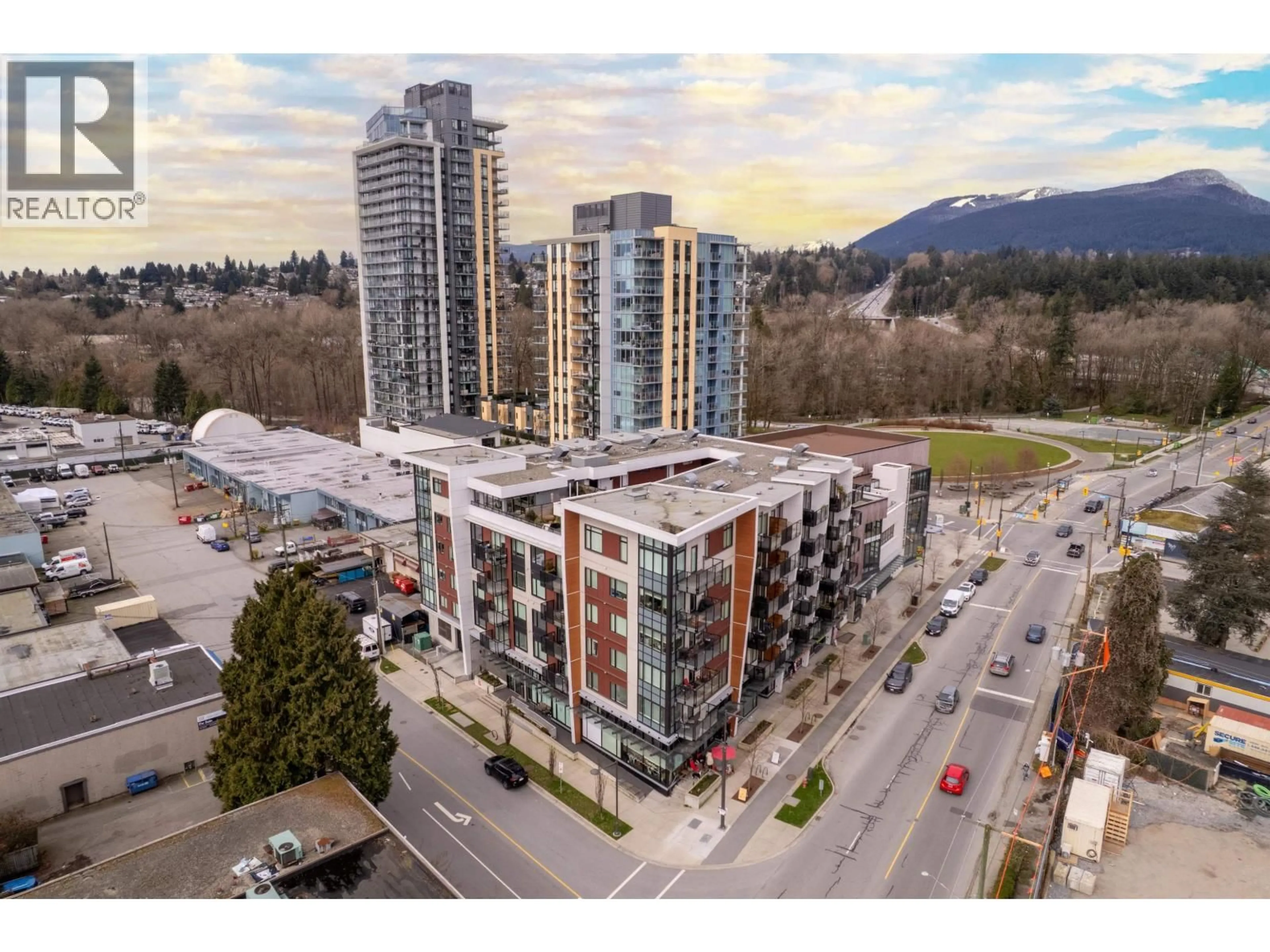 A pic from outside/outdoor area/front of a property/back of a property/a pic from drone, city buildings view from balcony for 203 - 1496 CHARLOTTE ROAD, North Vancouver British Columbia V7J0C9