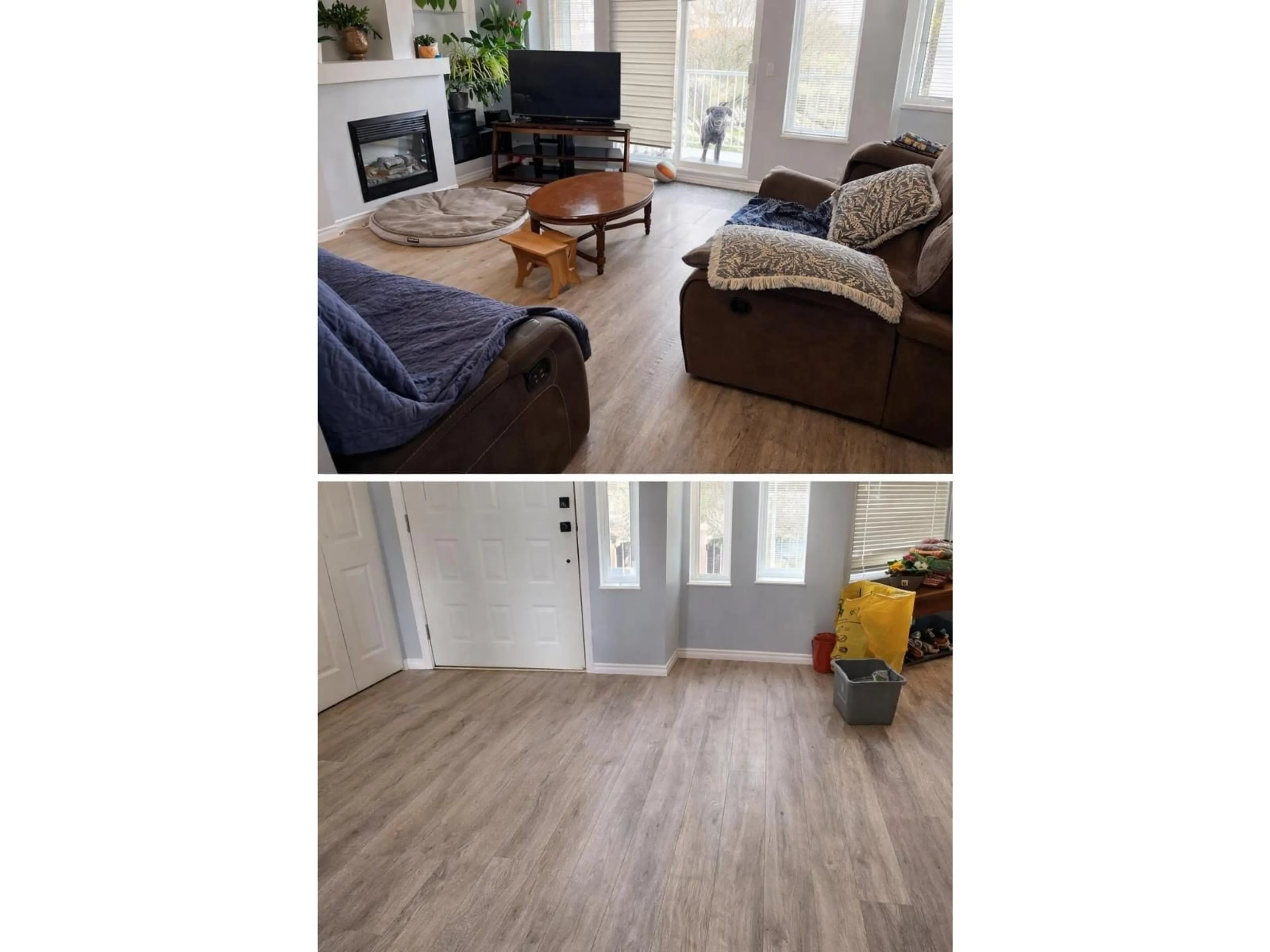 Living room with furniture, wood/laminate floor for 20526 66A AVENUE, Langley British Columbia V2Y2X8