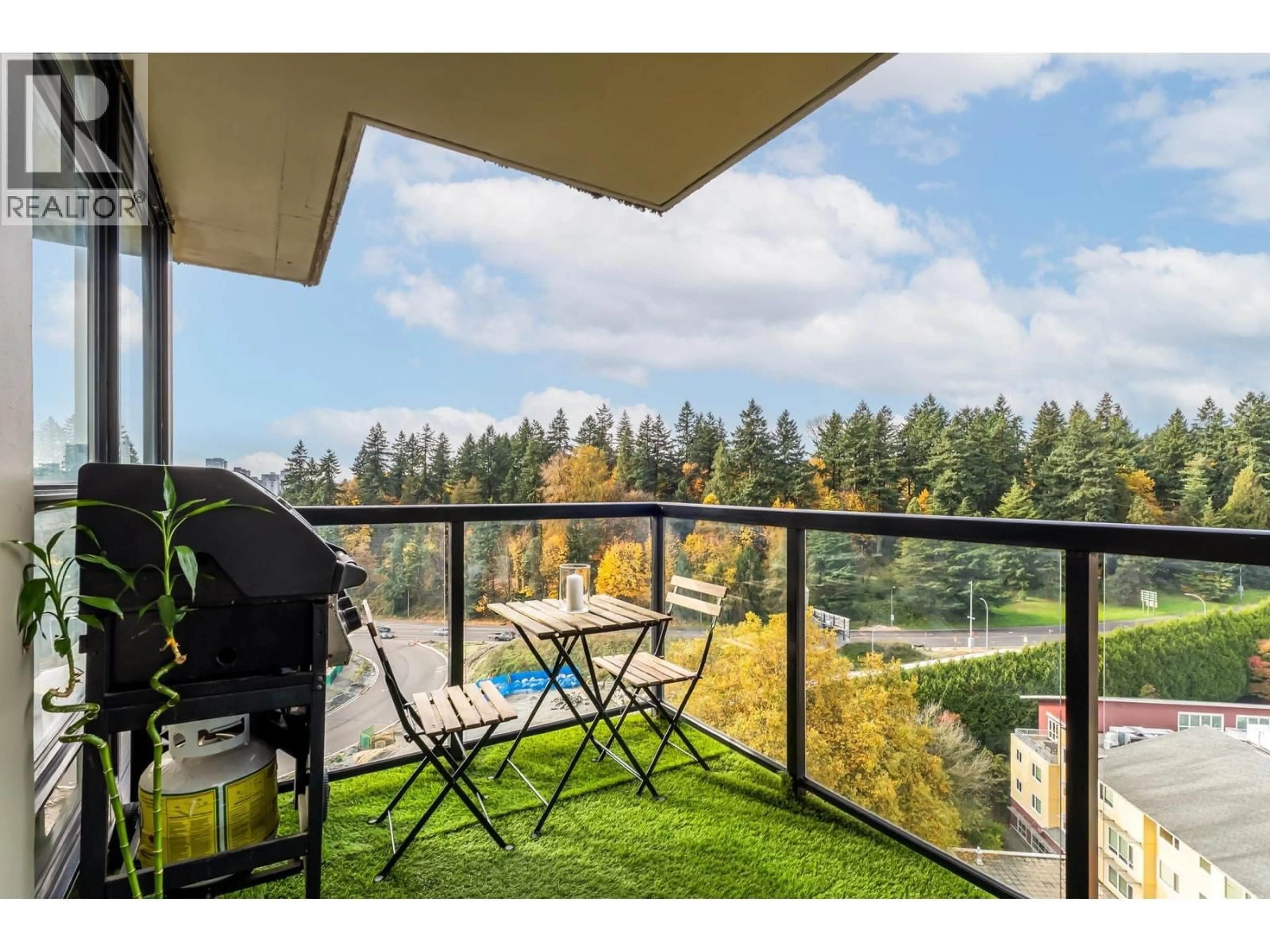 Balcony in the apartment, water/lake/river/ocean view for 1701 - 15 ROYAL AVENUE, New Westminster British Columbia V3L0A9