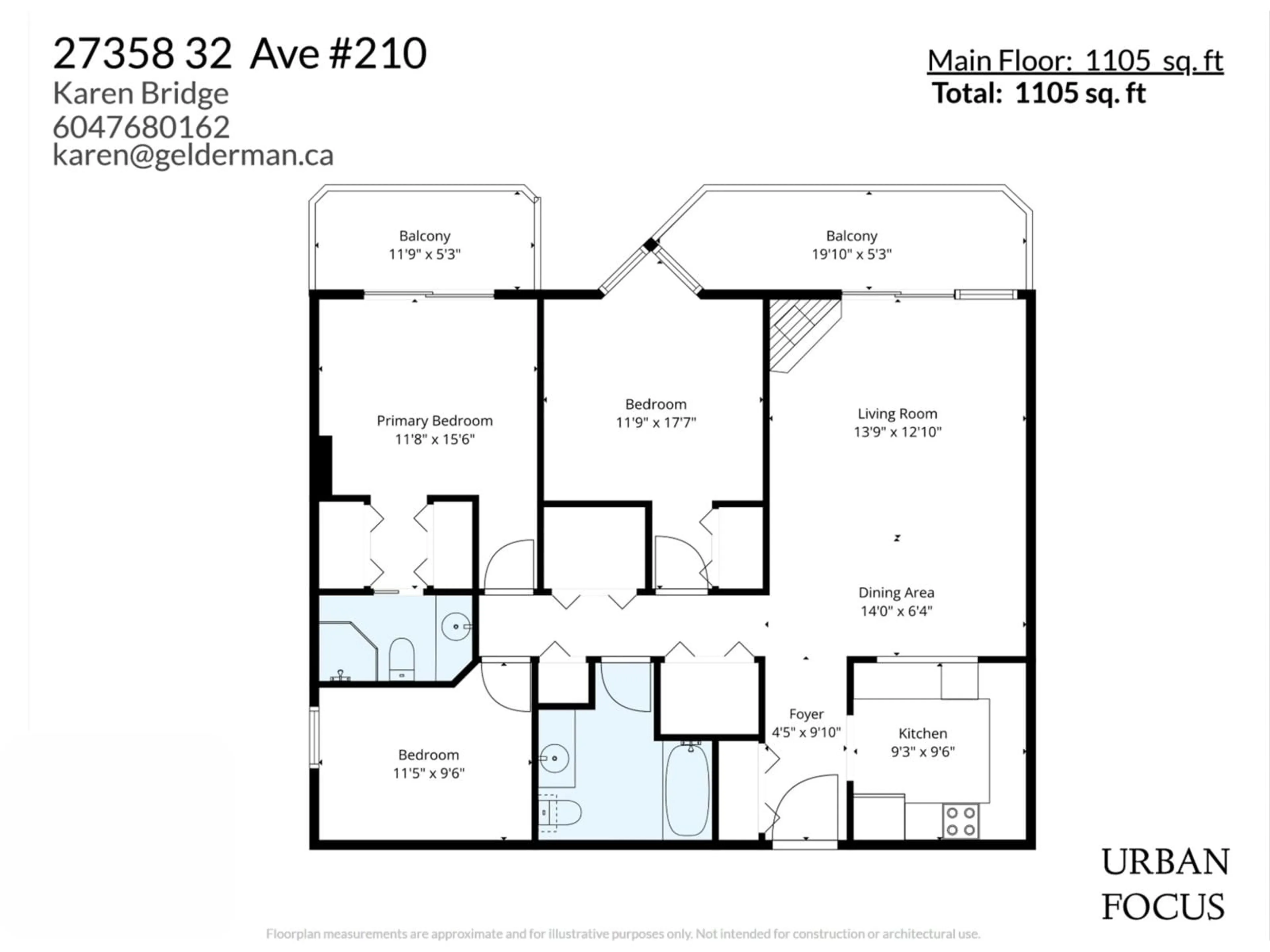Floor plan for 210 - 27358 32 AVENUE, Langley British Columbia V4W3M5