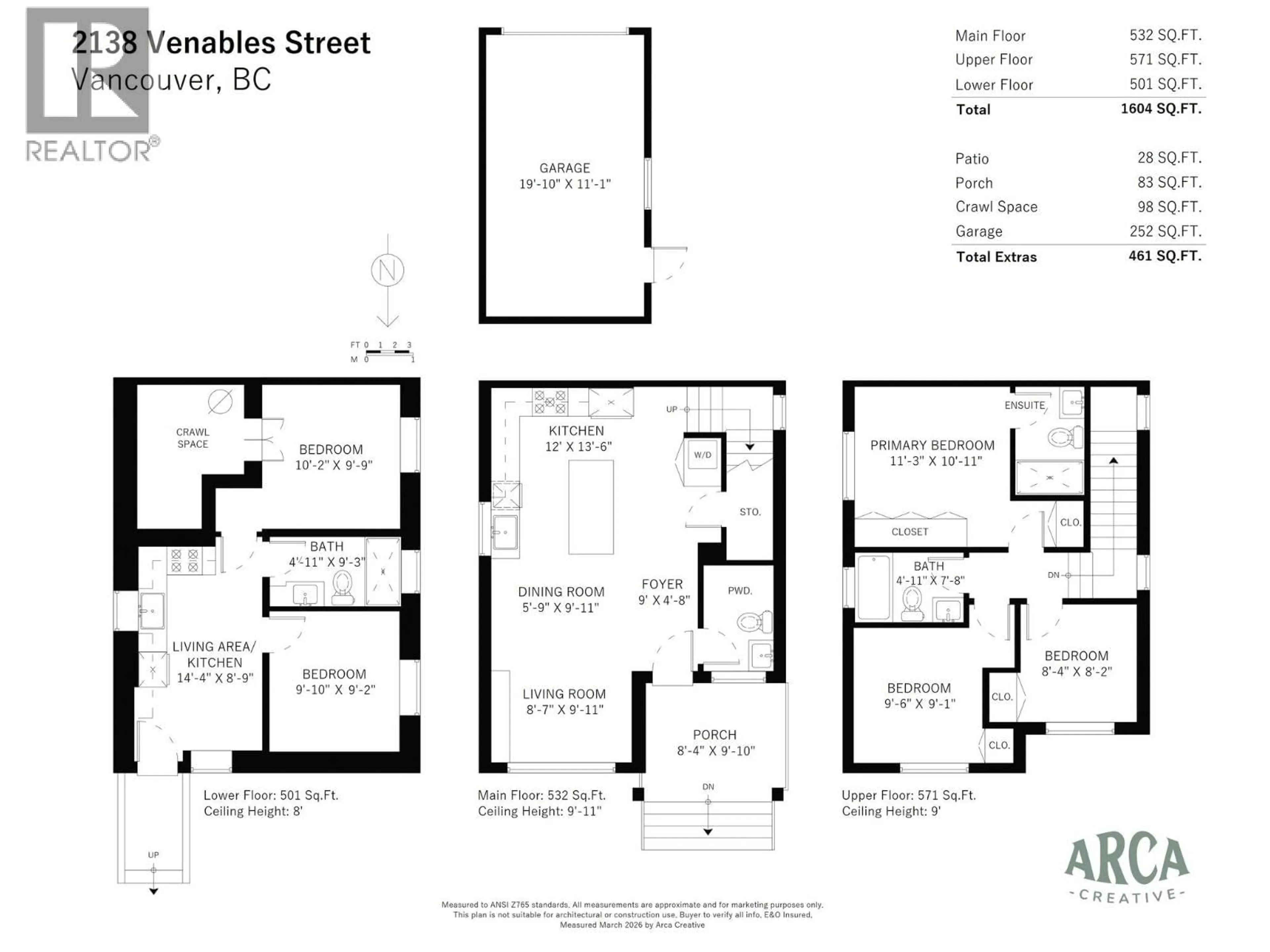 Floor plan for 2136 VENABLES STREET, Vancouver British Columbia V5L2J4