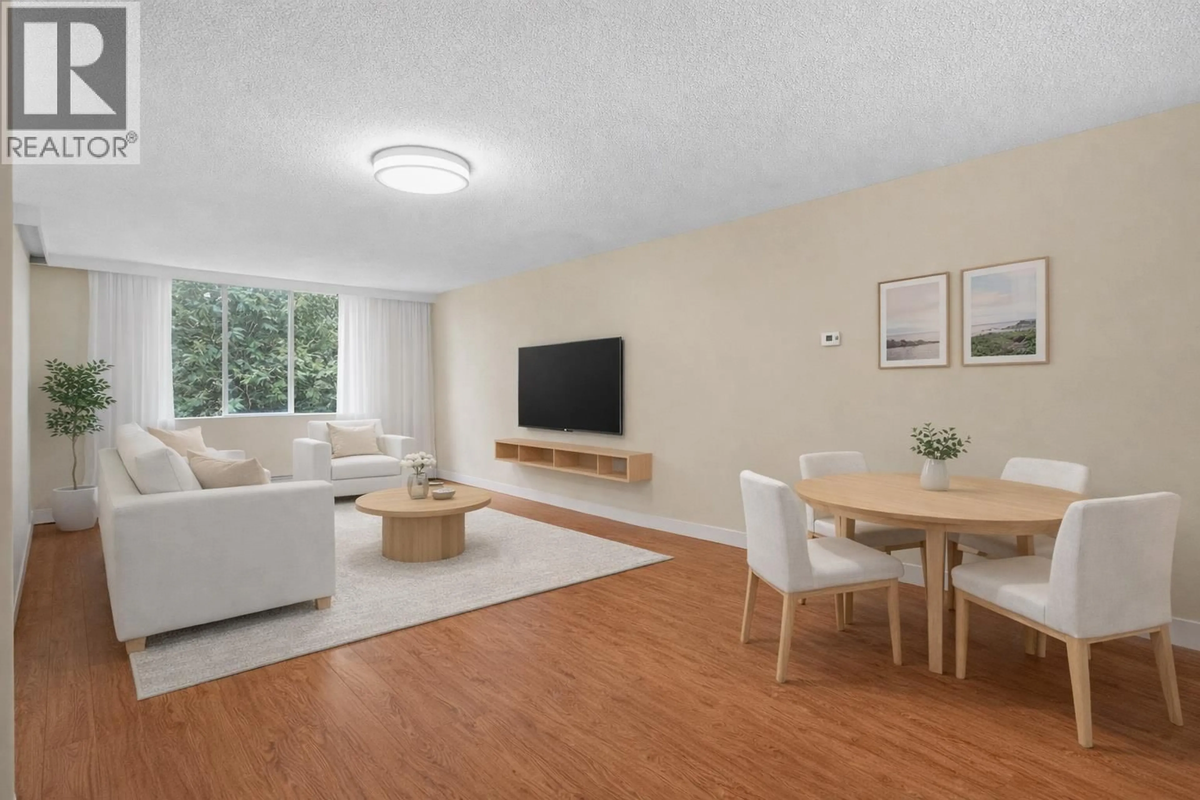 Living room with furniture, wood/laminate floor for 716 - 2012 FULLERTON AVENUE, North Vancouver British Columbia V7P3E3