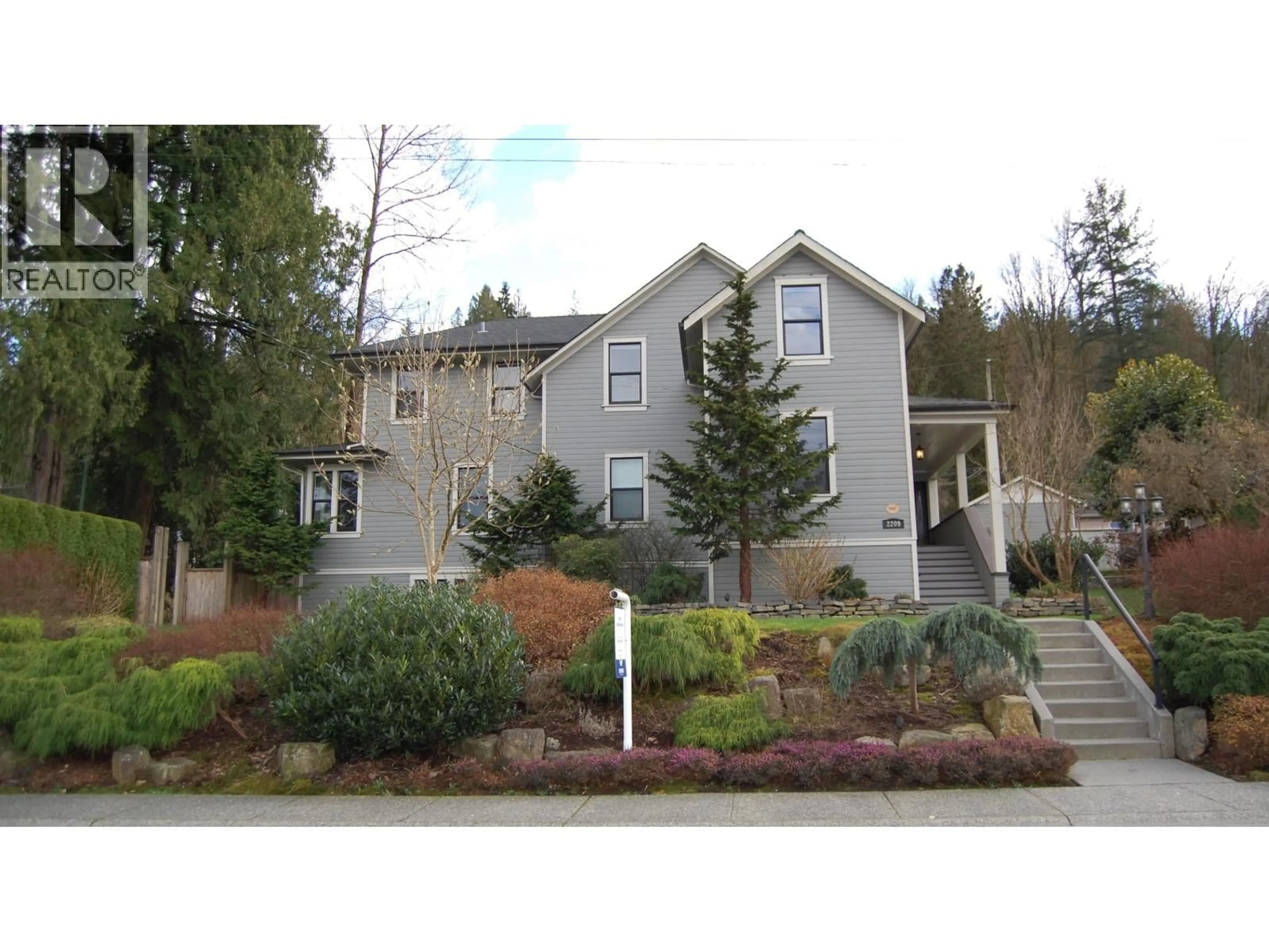 Home with vinyl exterior material, street for 2209 ST. GEORGE STREET, Port Moody British Columbia V3H2G1