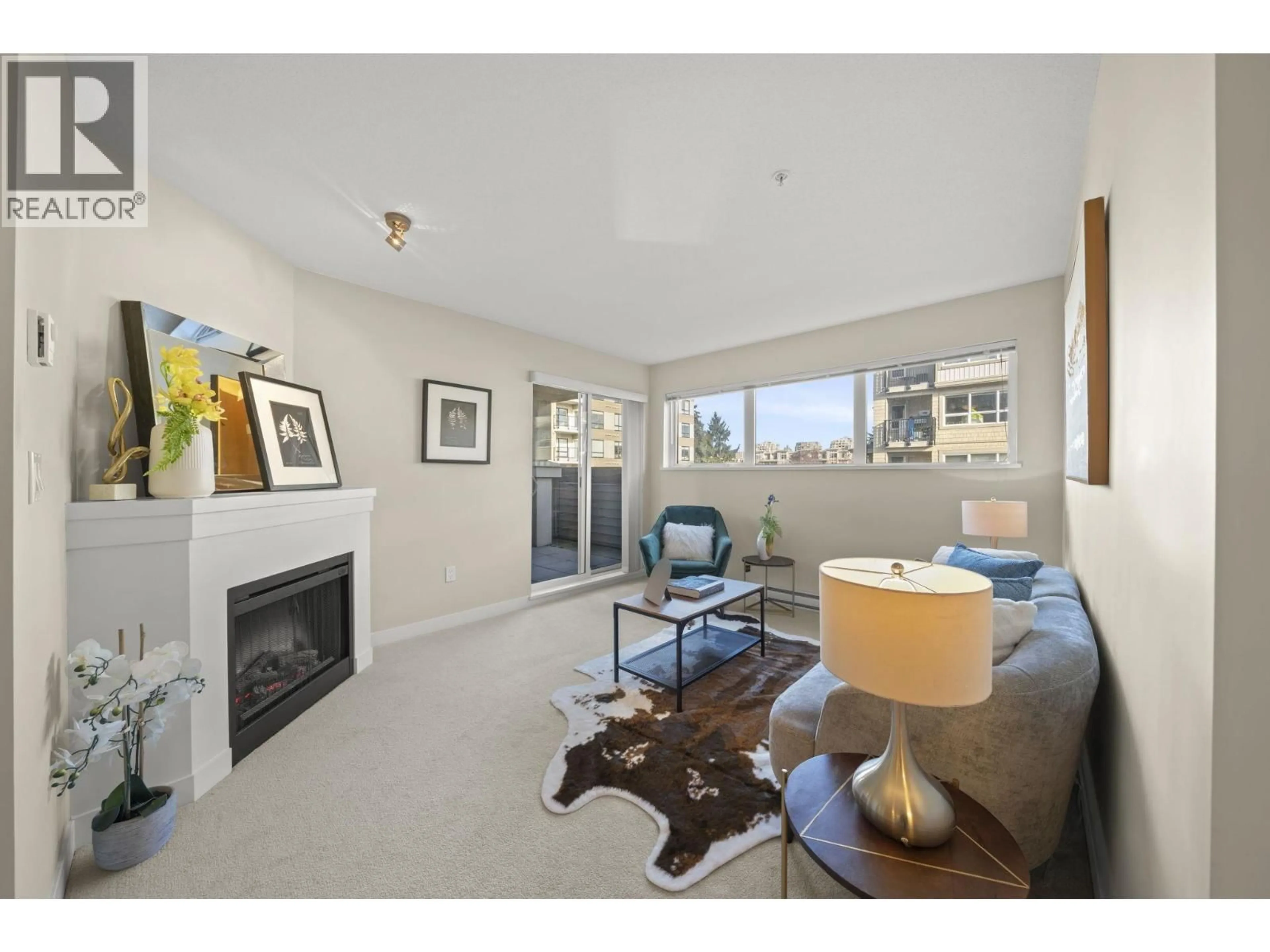 Living room with furniture, unknown for 236 - 6828 ECKERSLEY ROAD, Richmond British Columbia V6Y0E8