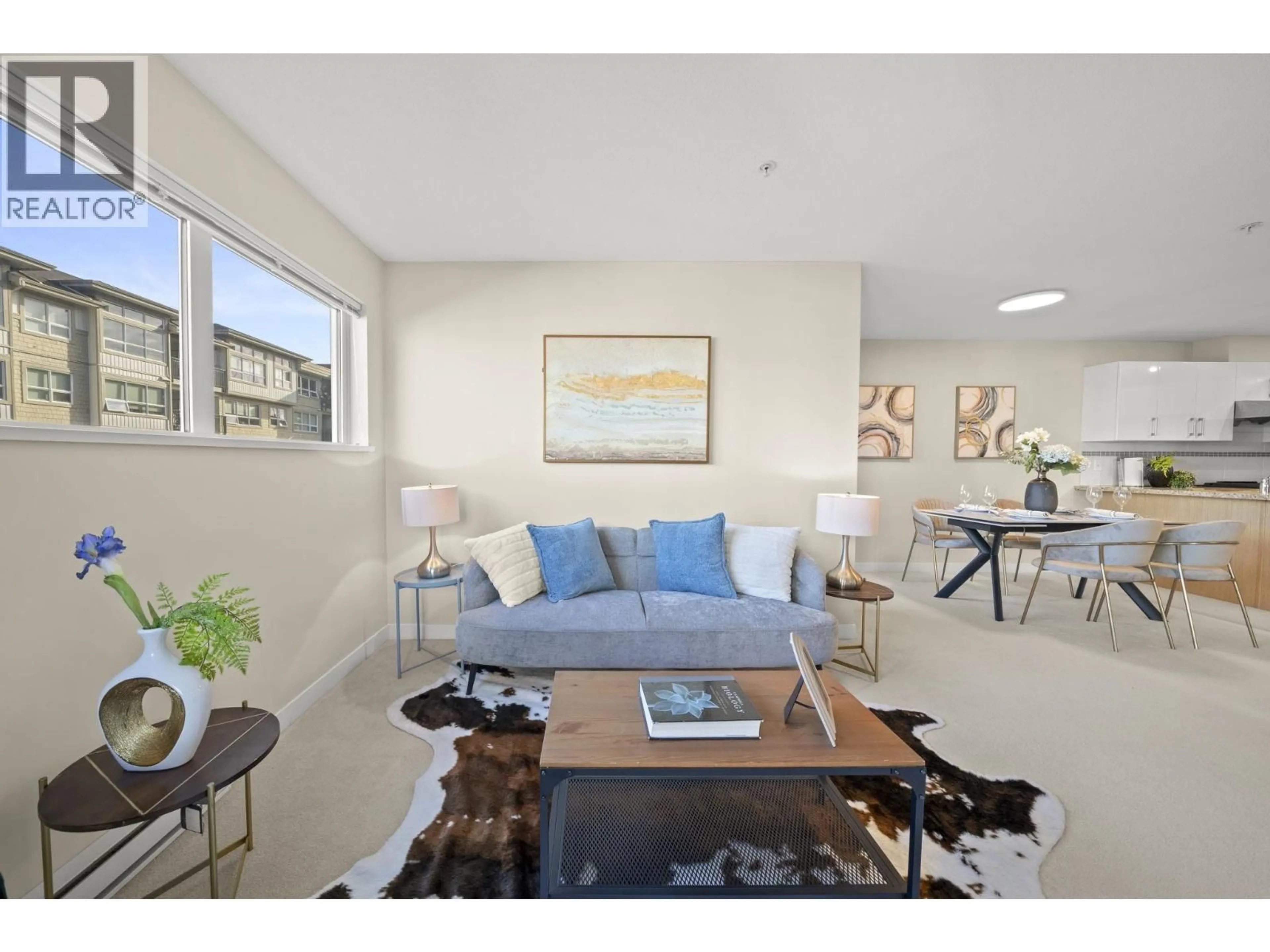 Living room with furniture, unknown for 236 - 6828 ECKERSLEY ROAD, Richmond British Columbia V6Y0E8