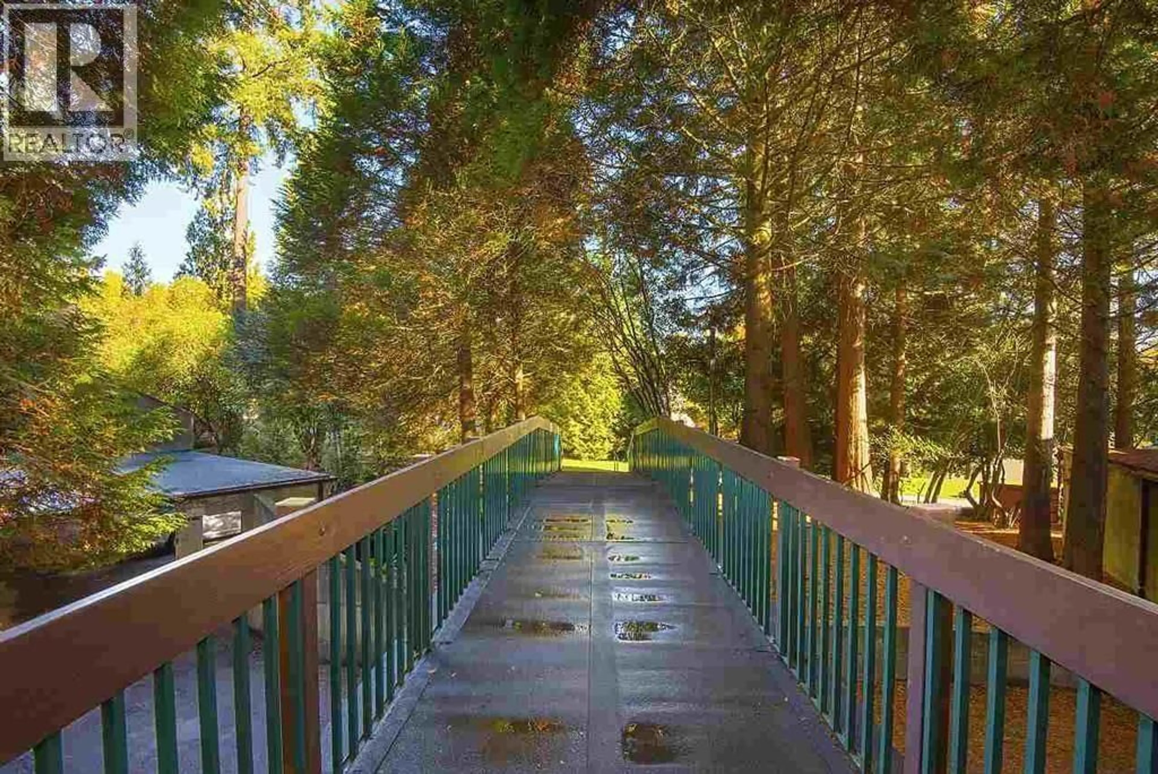 Patio, forest/trees view for 303 - 9150 SATURNA DRIVE, Burnaby British Columbia V3J7K2