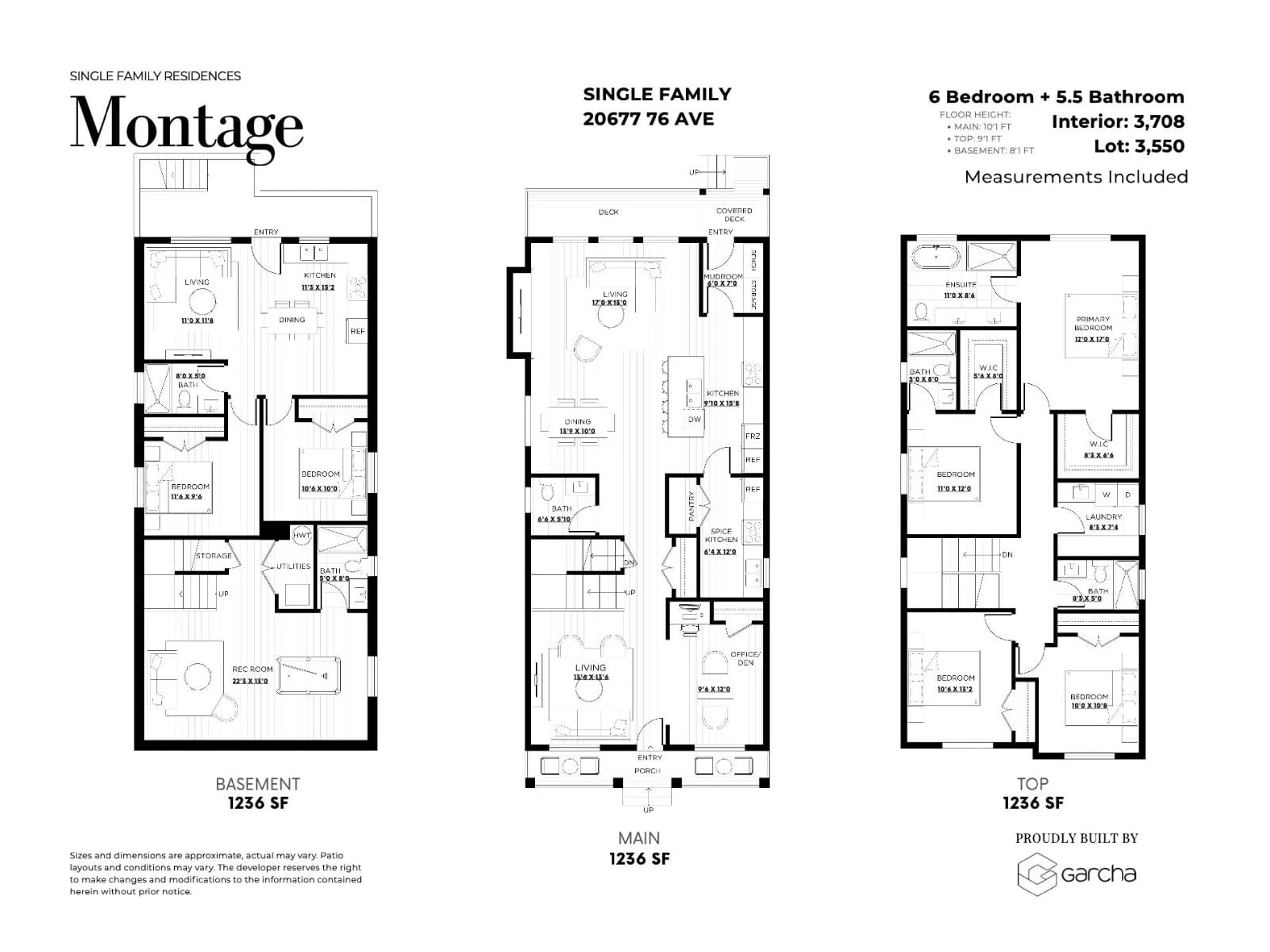 Floor plan for 20677 76 AVENUE, Langley British Columbia V2Y1V5