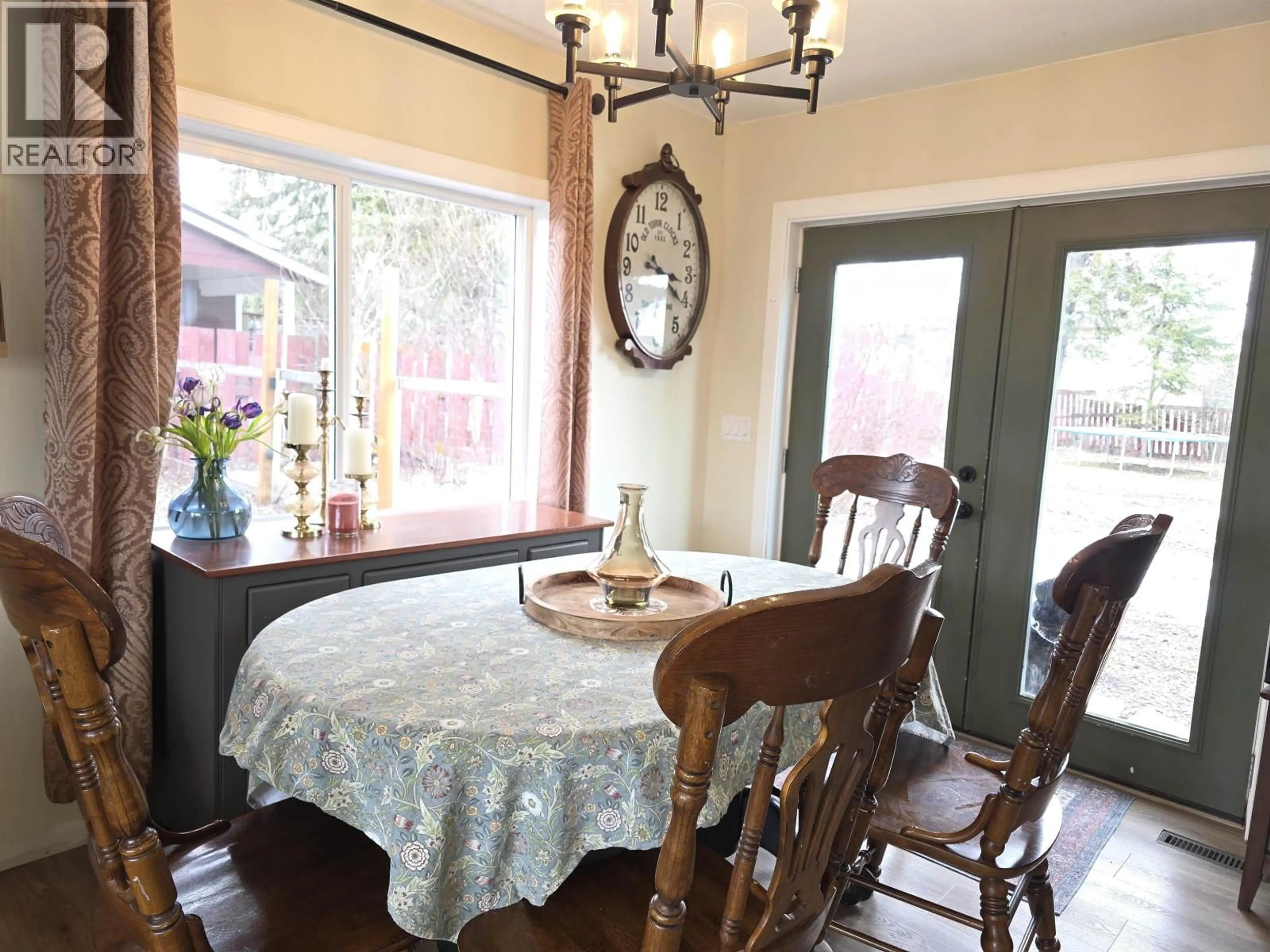 Dining room, wood/laminate floor for 341 2ND STREET, Vanderhoof British Columbia V0J3A0