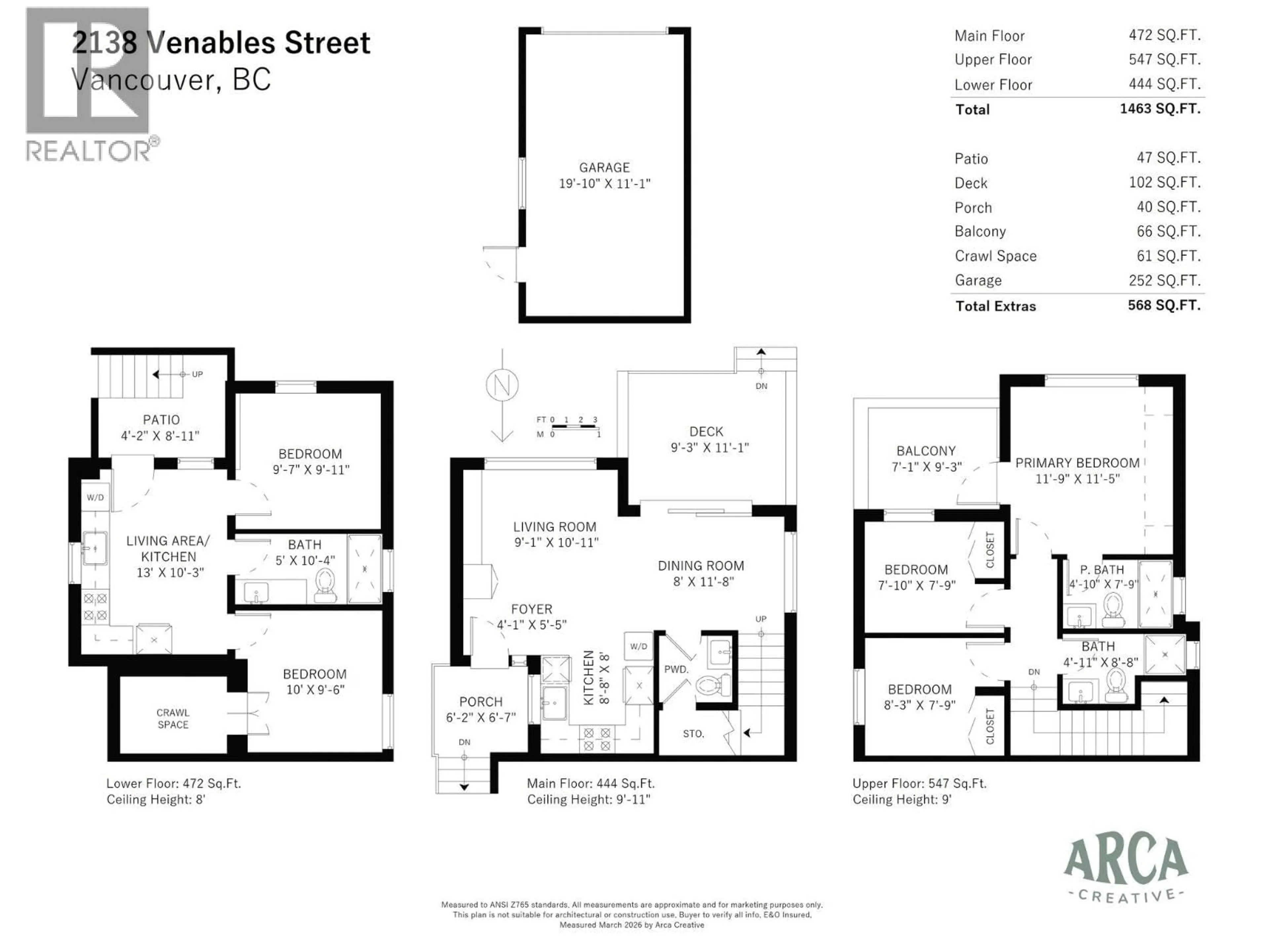 Floor plan for 2138 VENABLES STREET, Vancouver British Columbia V5L2J4