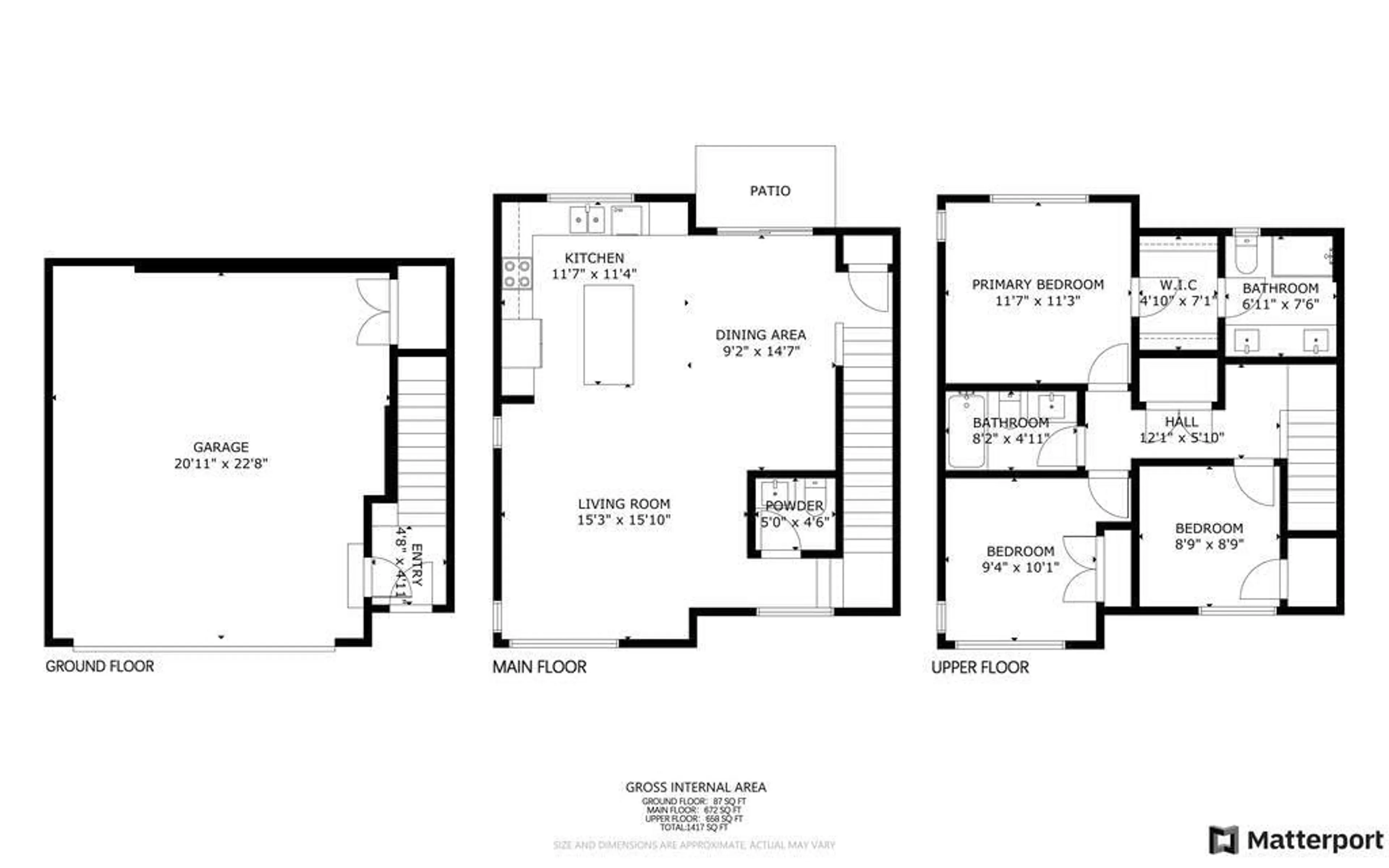 Floor plan for 14 - 2328 167A STREET, Surrey British Columbia V3Z1H2