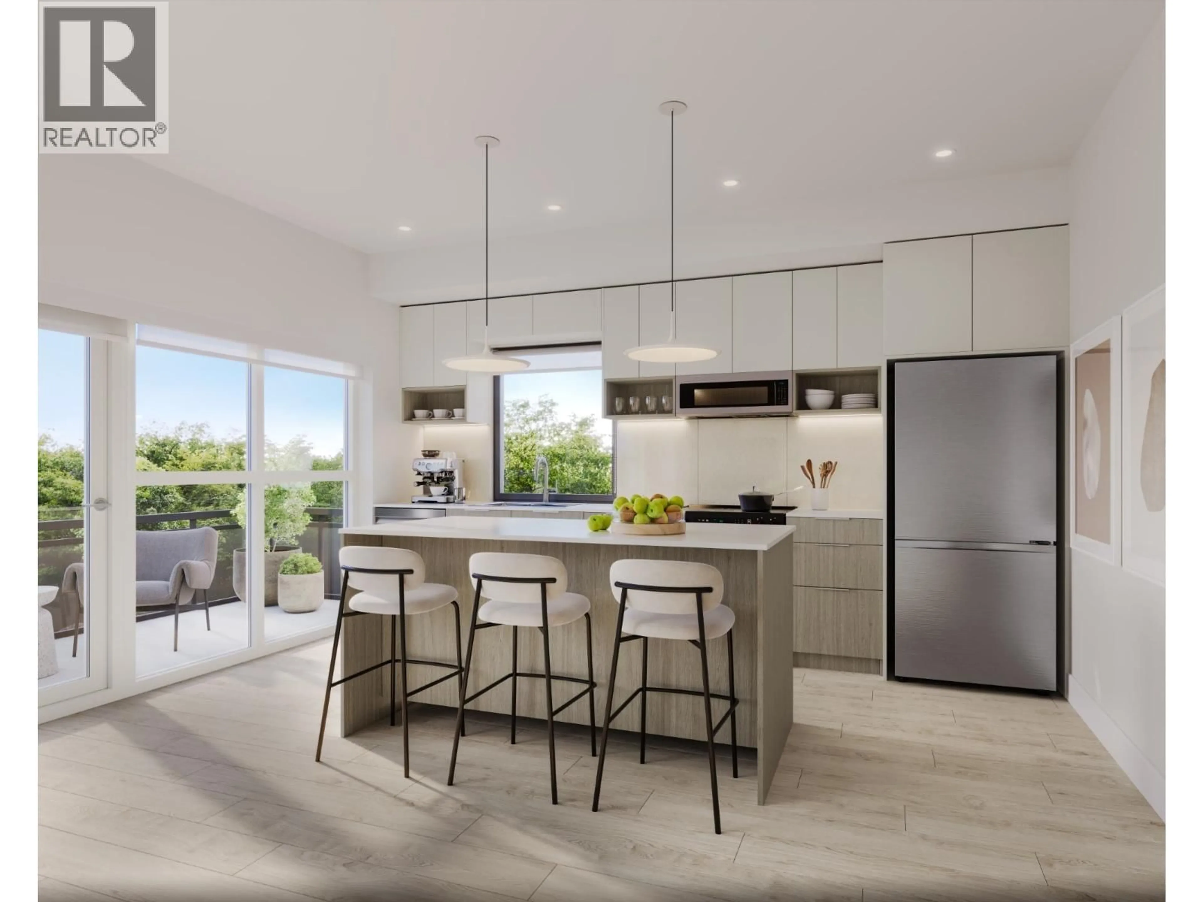 Open concept kitchen, ceramic/tile floor for 504 - 2427 MARY HILL ROAD, Port Coquitlam British Columbia V3C3A9