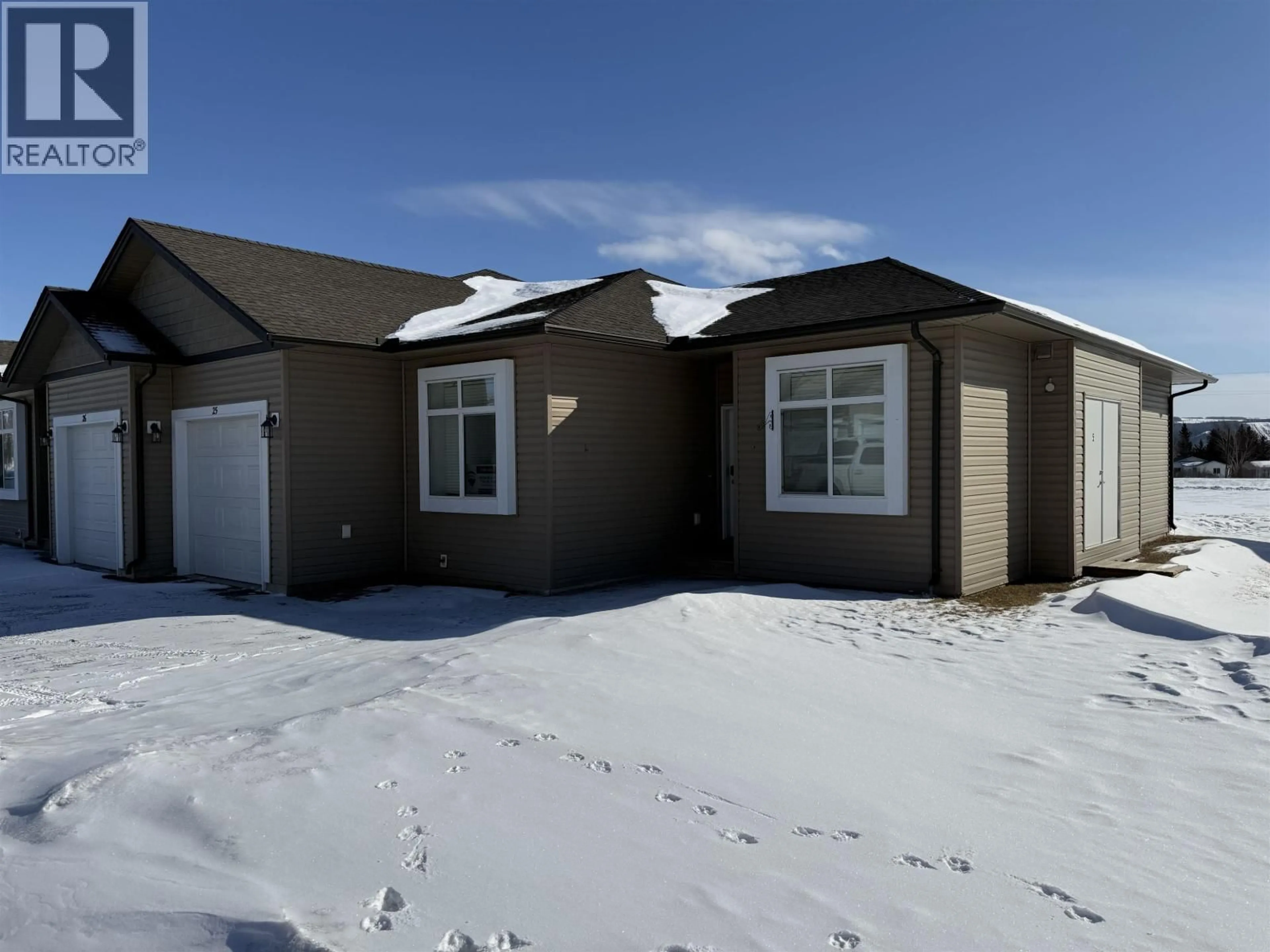 Home with vinyl exterior material, street for 25 - 9707 99 AVENUE, Taylor British Columbia V0C2K0