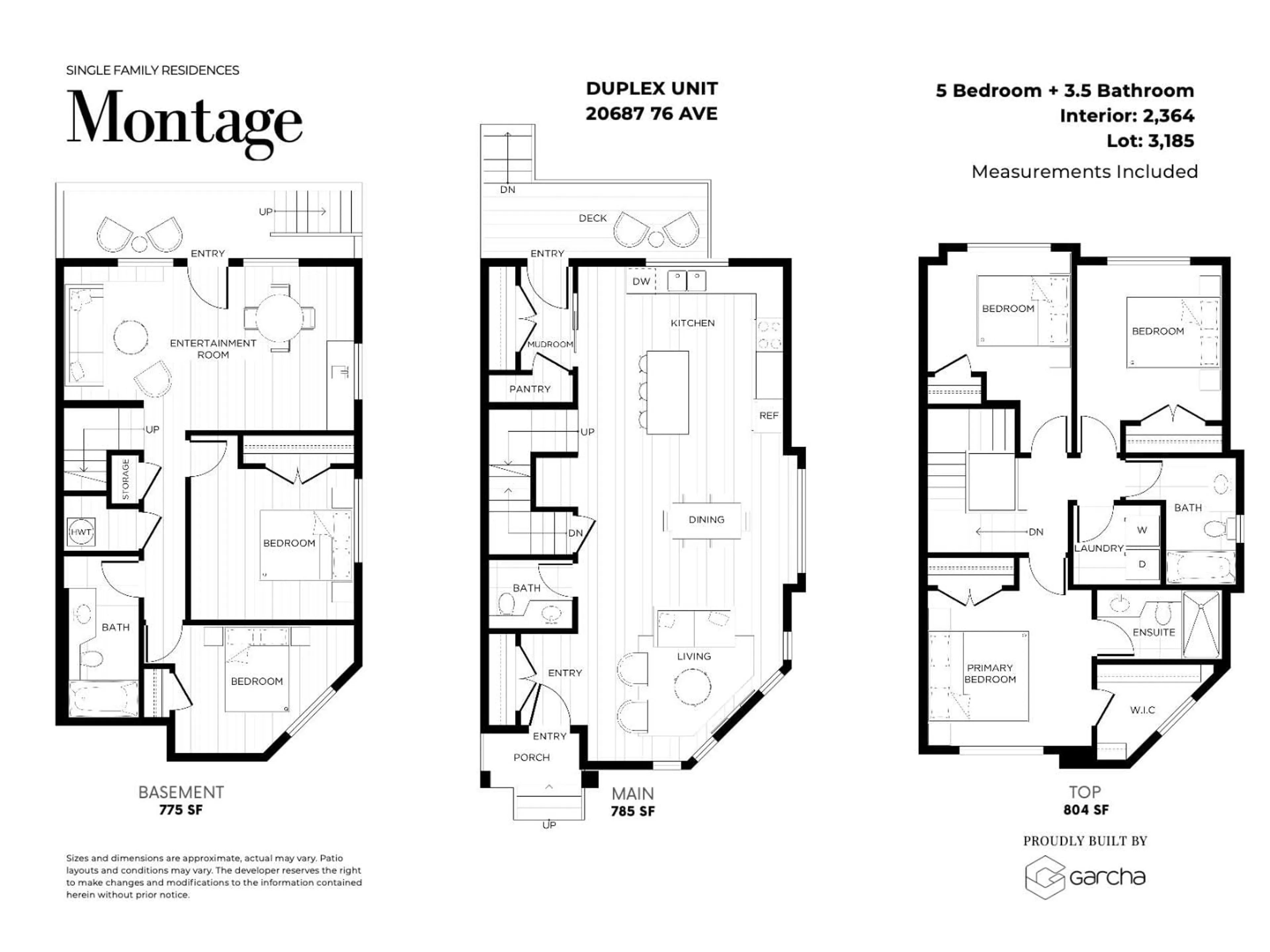 Floor plan for 20687 76 AVENUE, Langley British Columbia V3V1V5