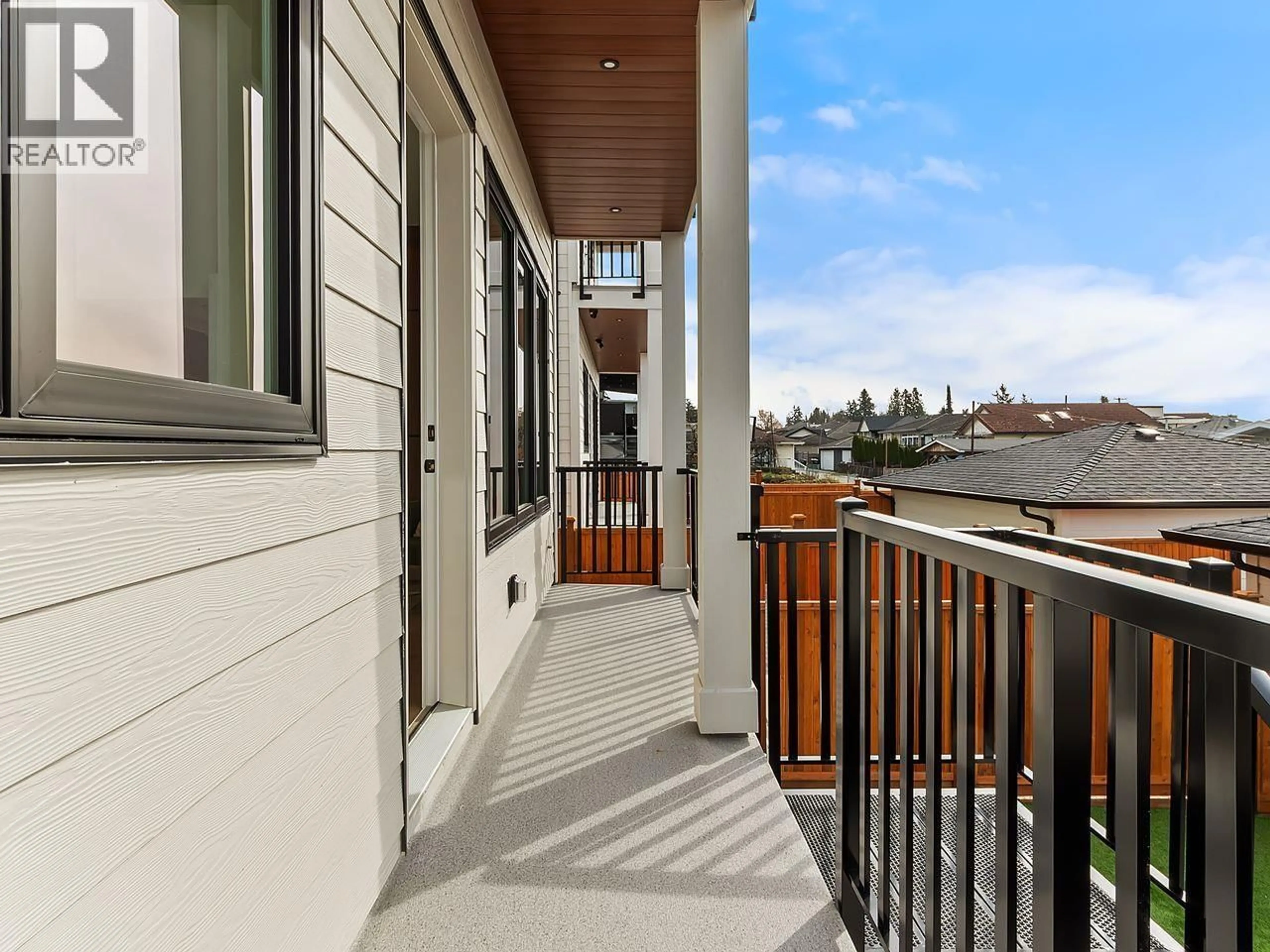 Balcony in the apartment, city buildings view from balcony for 3 - 4432 IRMIN STREET, Burnaby British Columbia V5J1X7
