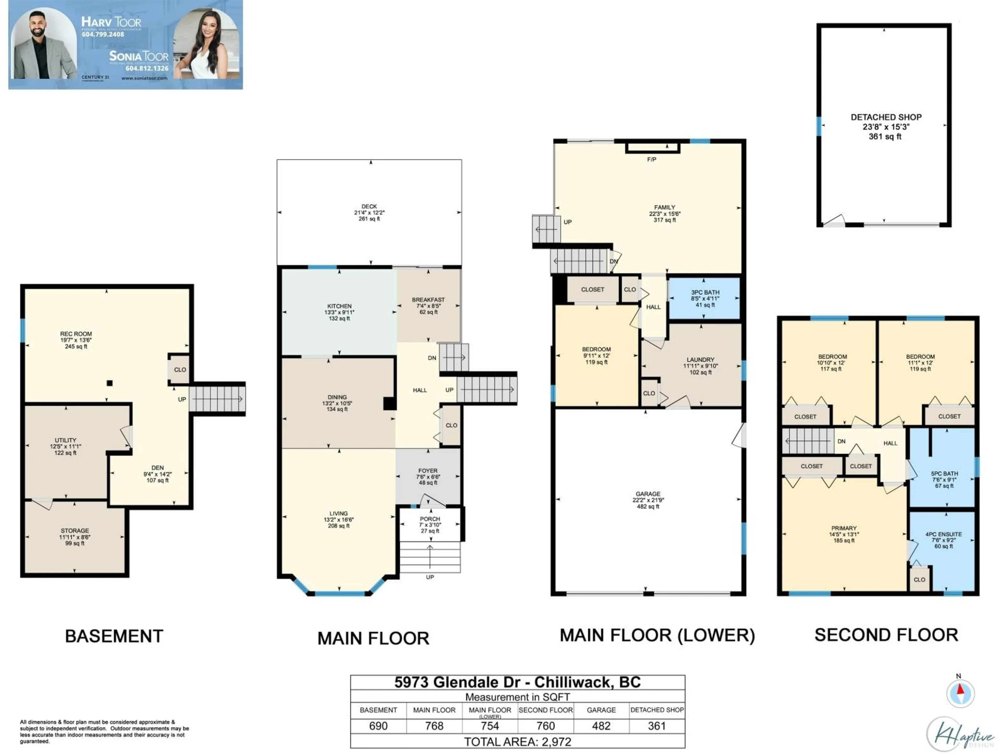 Floor plan for 5973 GLENDALE DRIVE, Chilliwack British Columbia V2R3A5