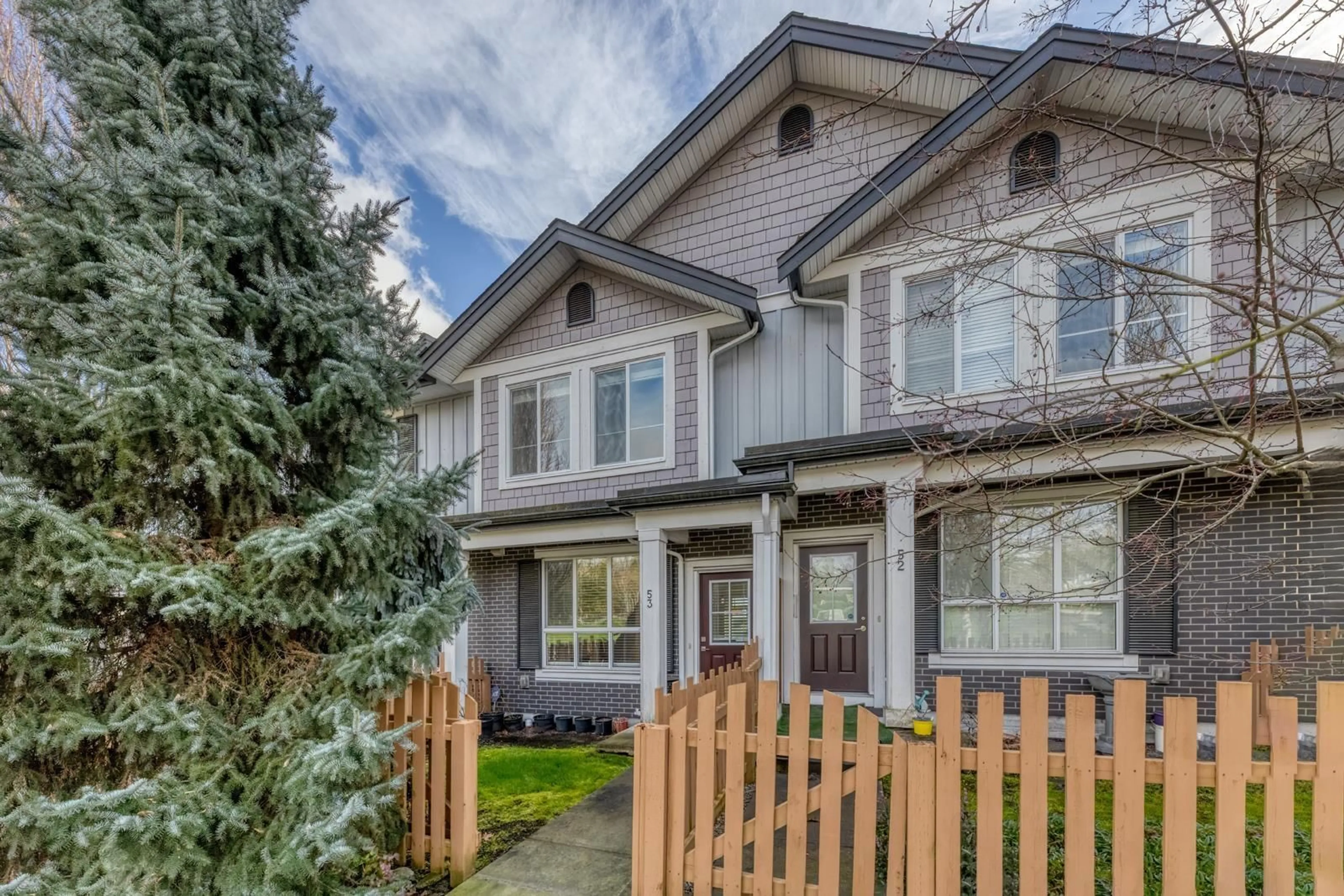 Home with vinyl exterior material, street for 53 - 7157 210 STREET, Langley British Columbia V2Y0T3