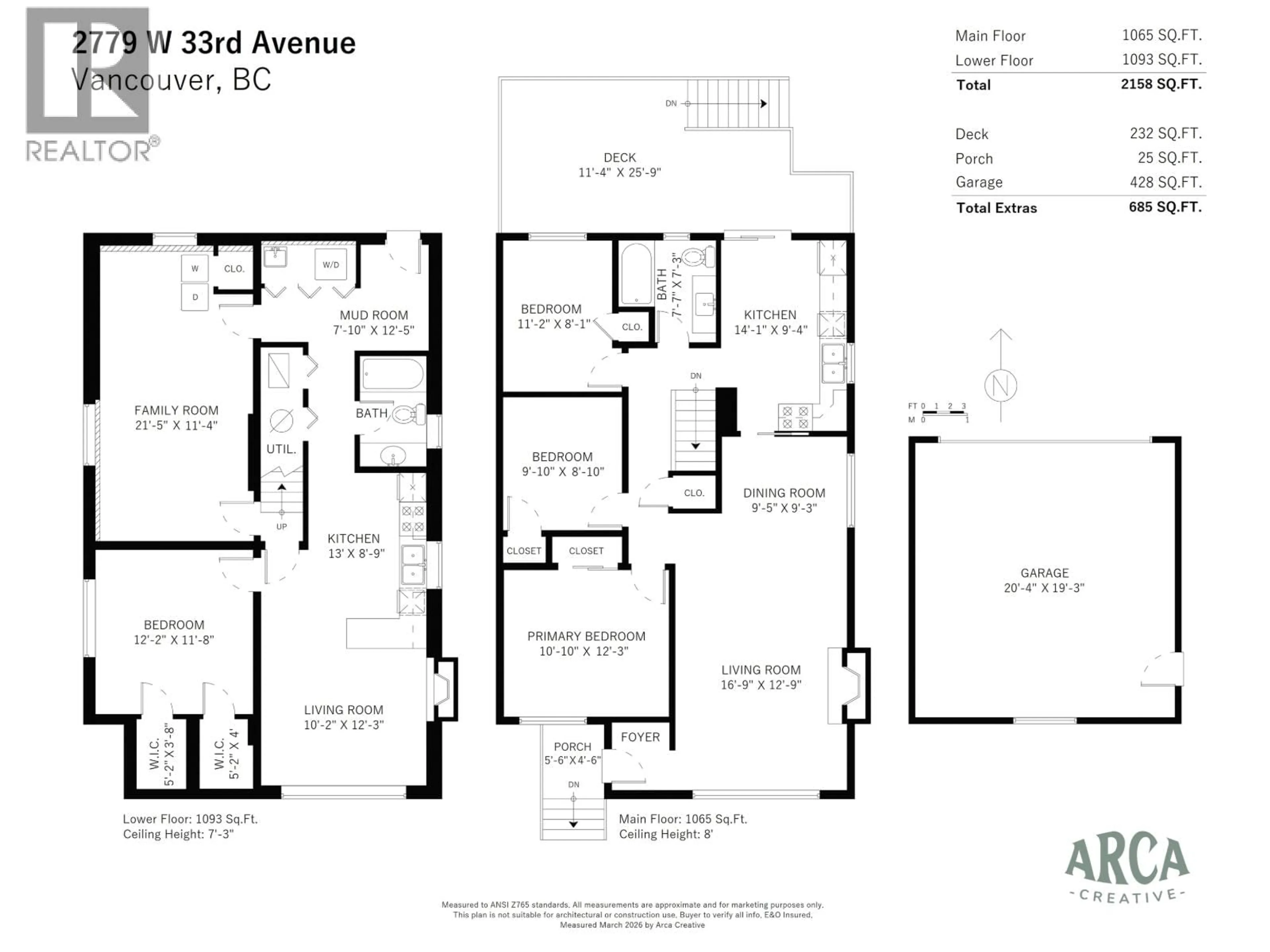 Floor plan for 2779 33RD AVENUE, Vancouver British Columbia V6N2E9