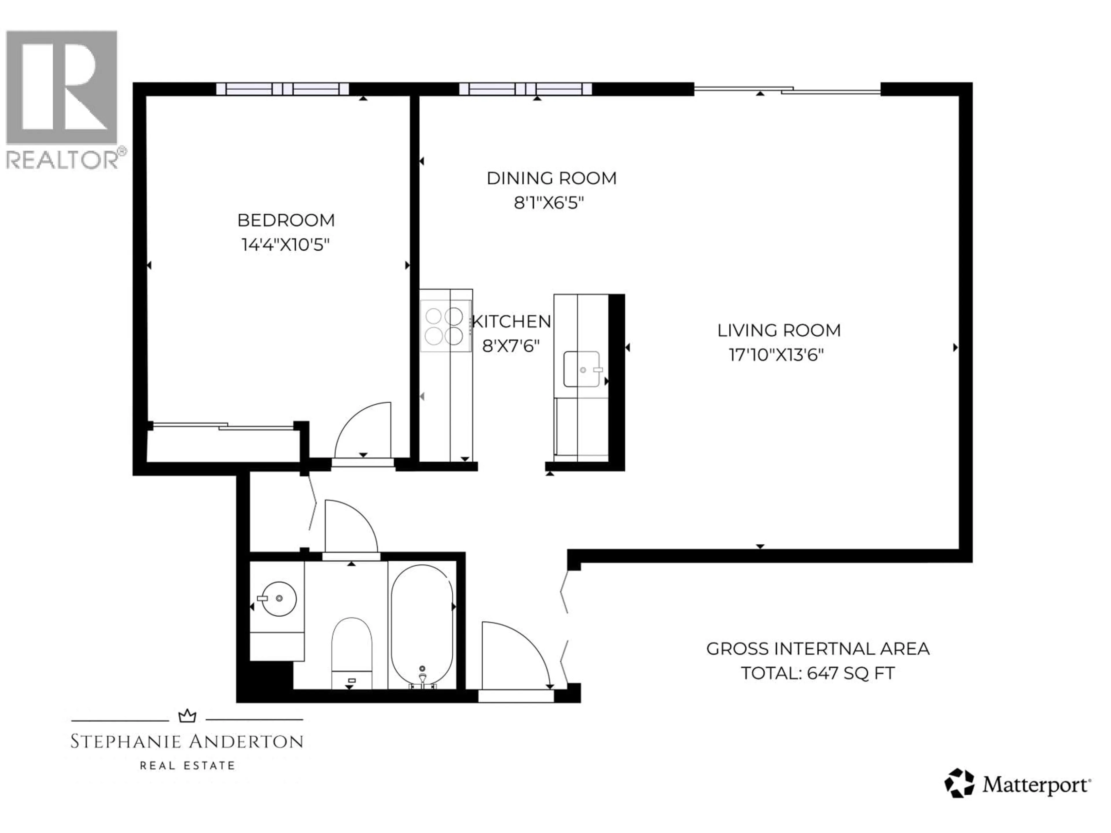 Floor plan for 107 - 123 19TH STREET, North Vancouver British Columbia V7L2Y9