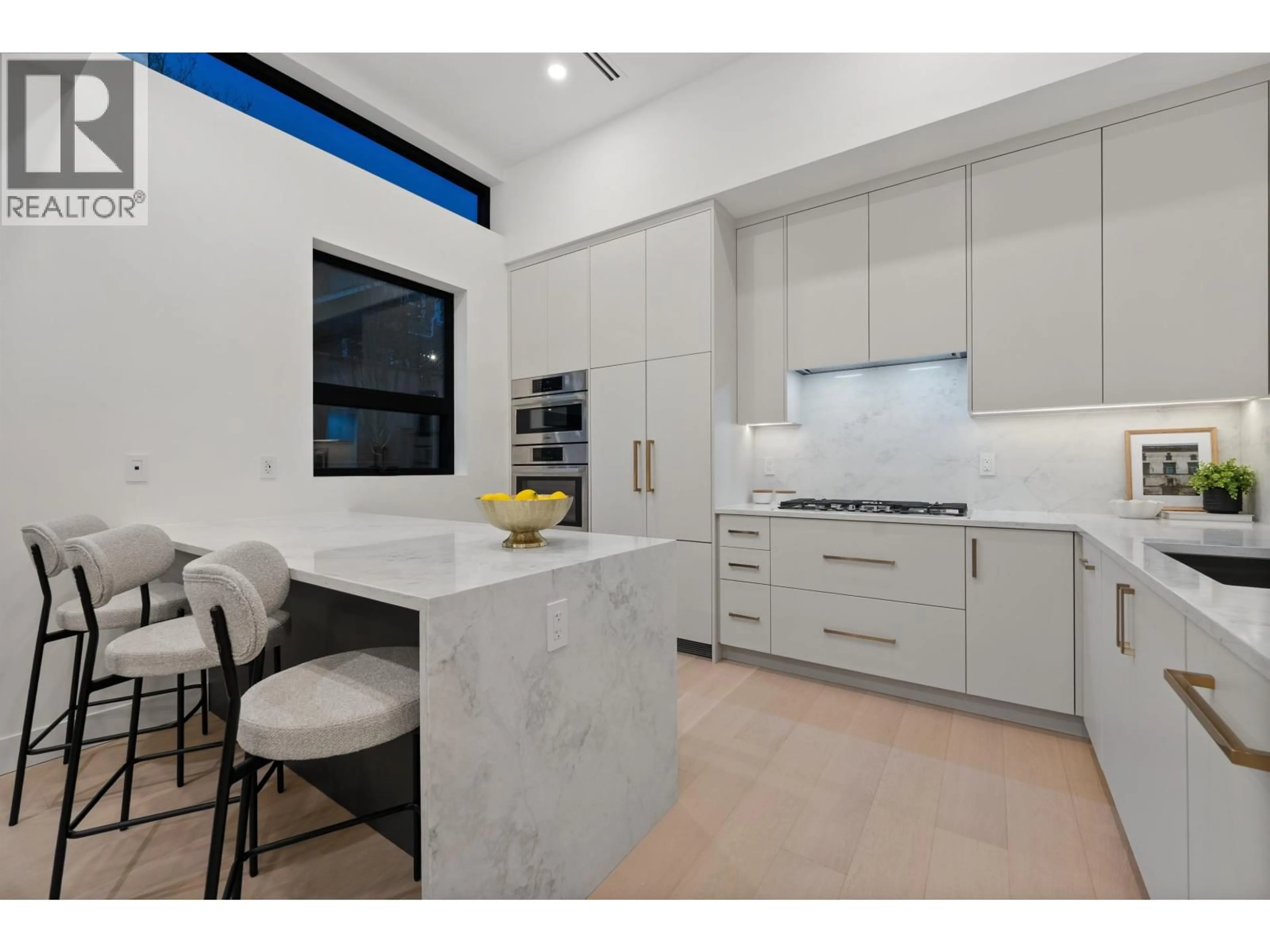 Contemporary kitchen, ceramic/tile floor for 3660 FLEMING STREET, Vancouver British Columbia V5N3V8