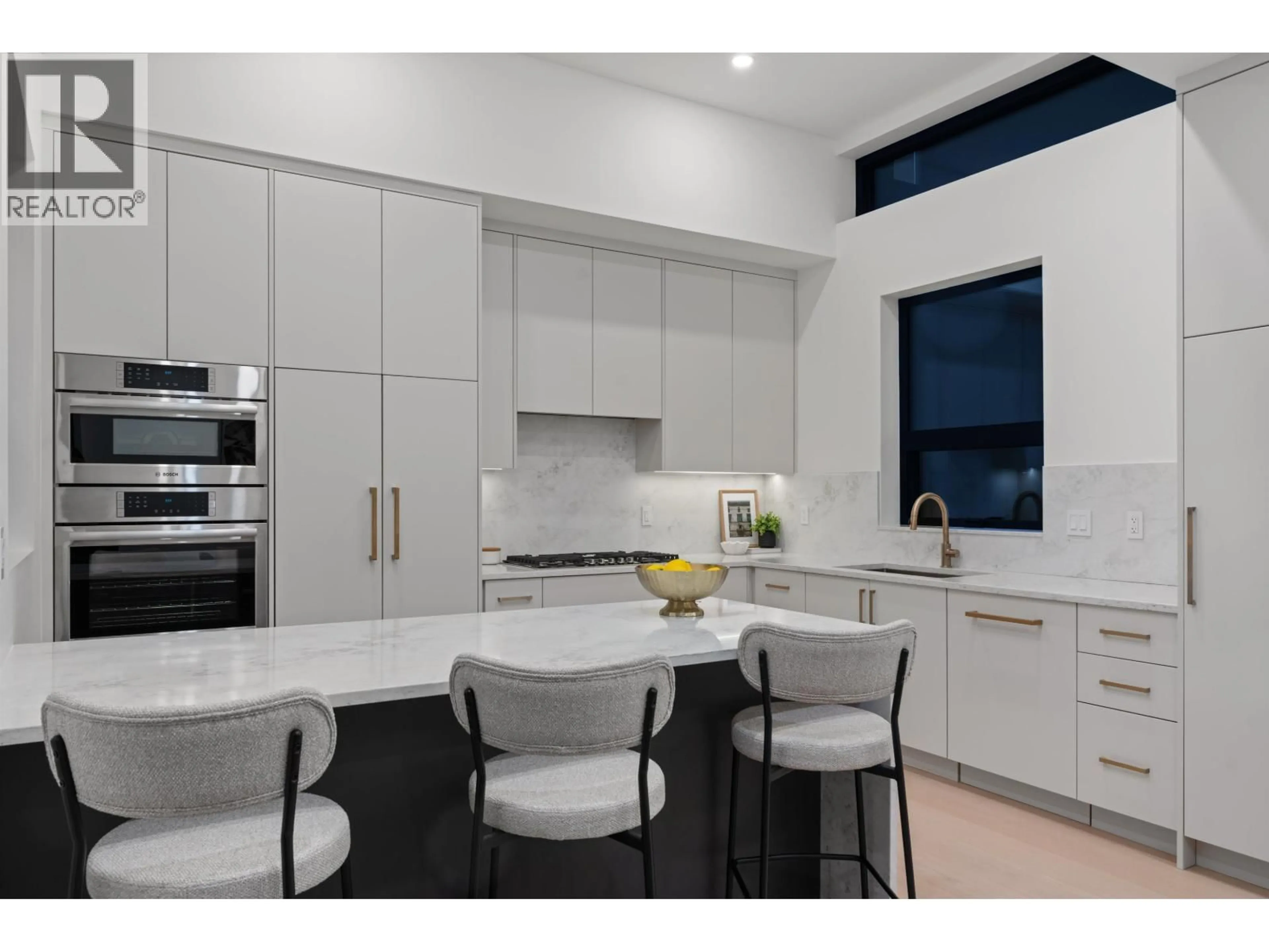 Contemporary kitchen, ceramic/tile floor for 3660 FLEMING STREET, Vancouver British Columbia V5N3V8