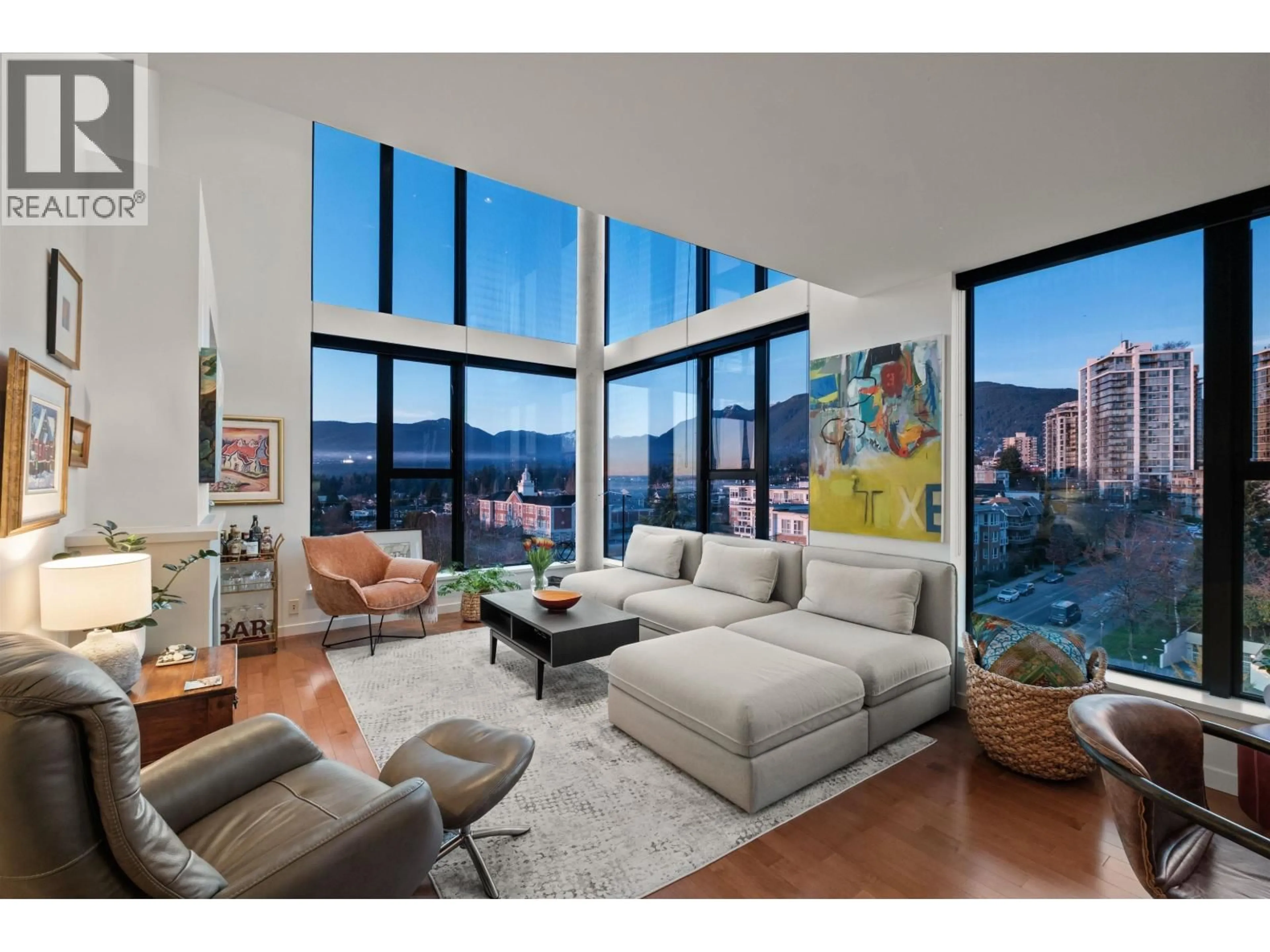 Living room with furniture, unknown for PH8 - 683 VICTORIA PARK, North Vancouver British Columbia V7M0A2