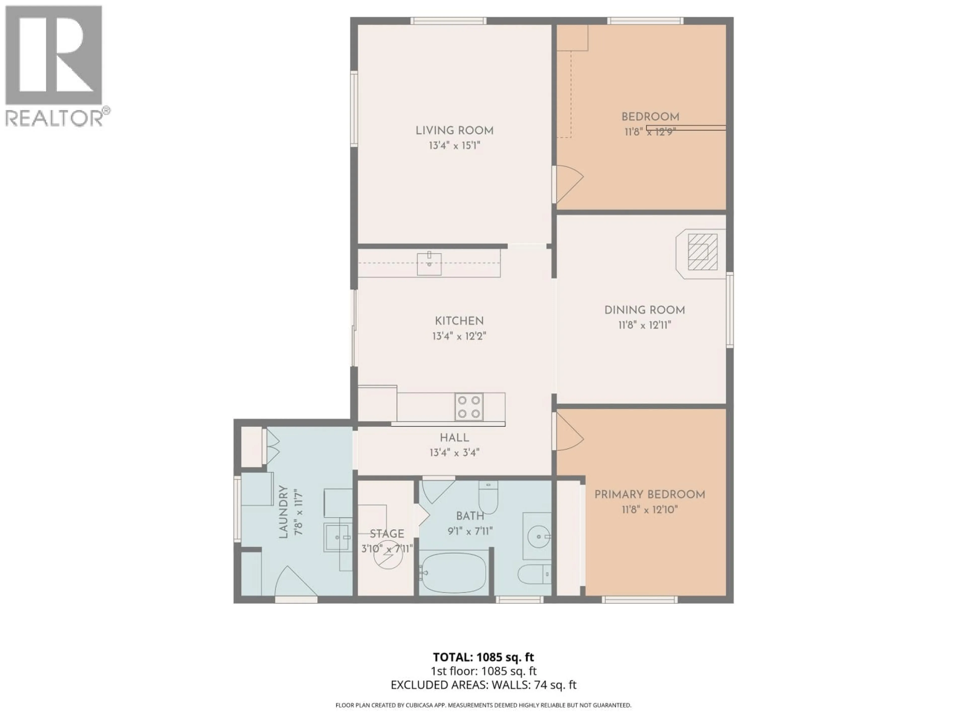 Floor plan for 678 BIRCH STREET, Fort St. James British Columbia V0J1P0