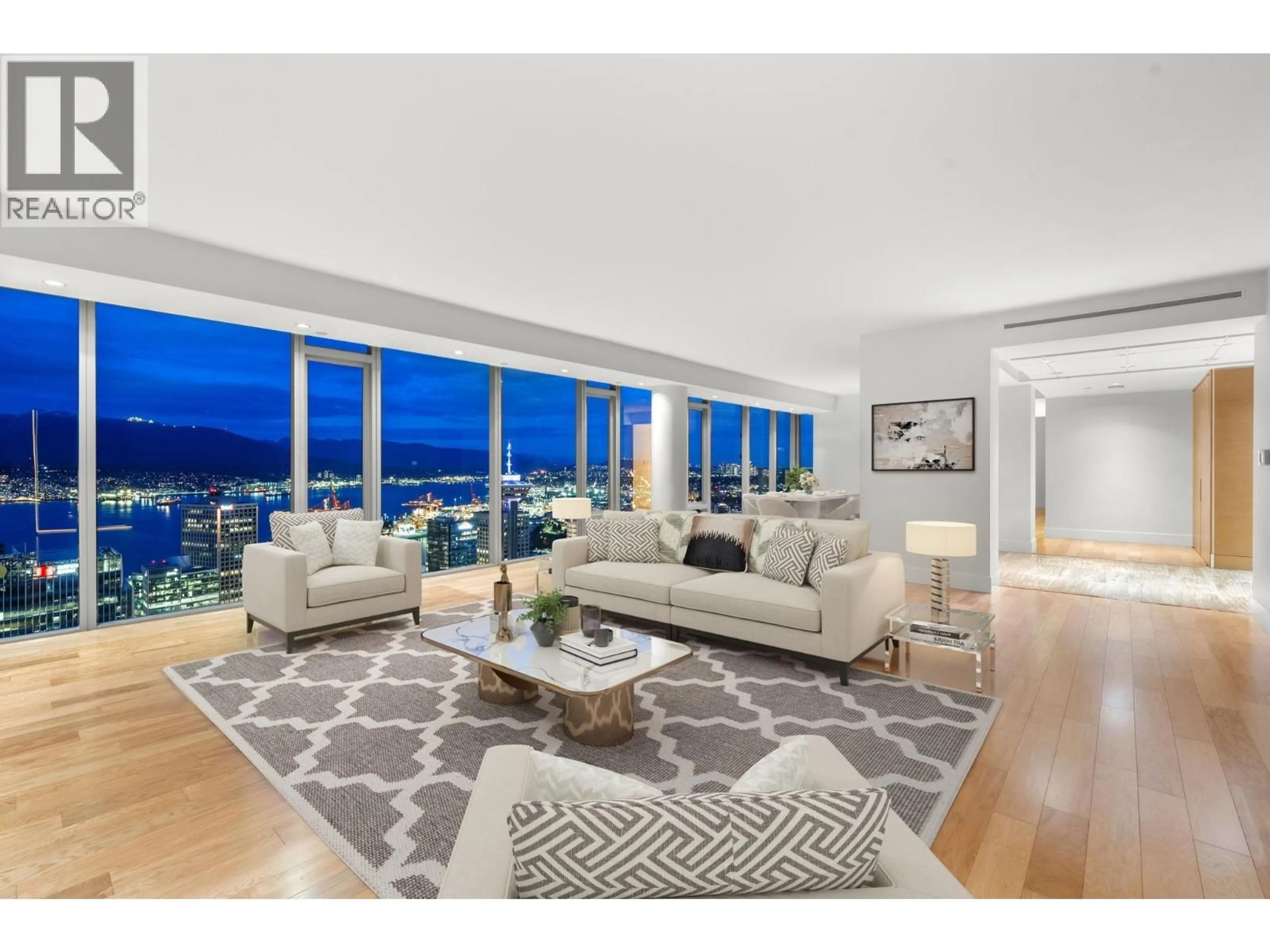 Living room with furniture, unknown for 4602 - 667 HOWE STREET, Vancouver British Columbia V6C0B5