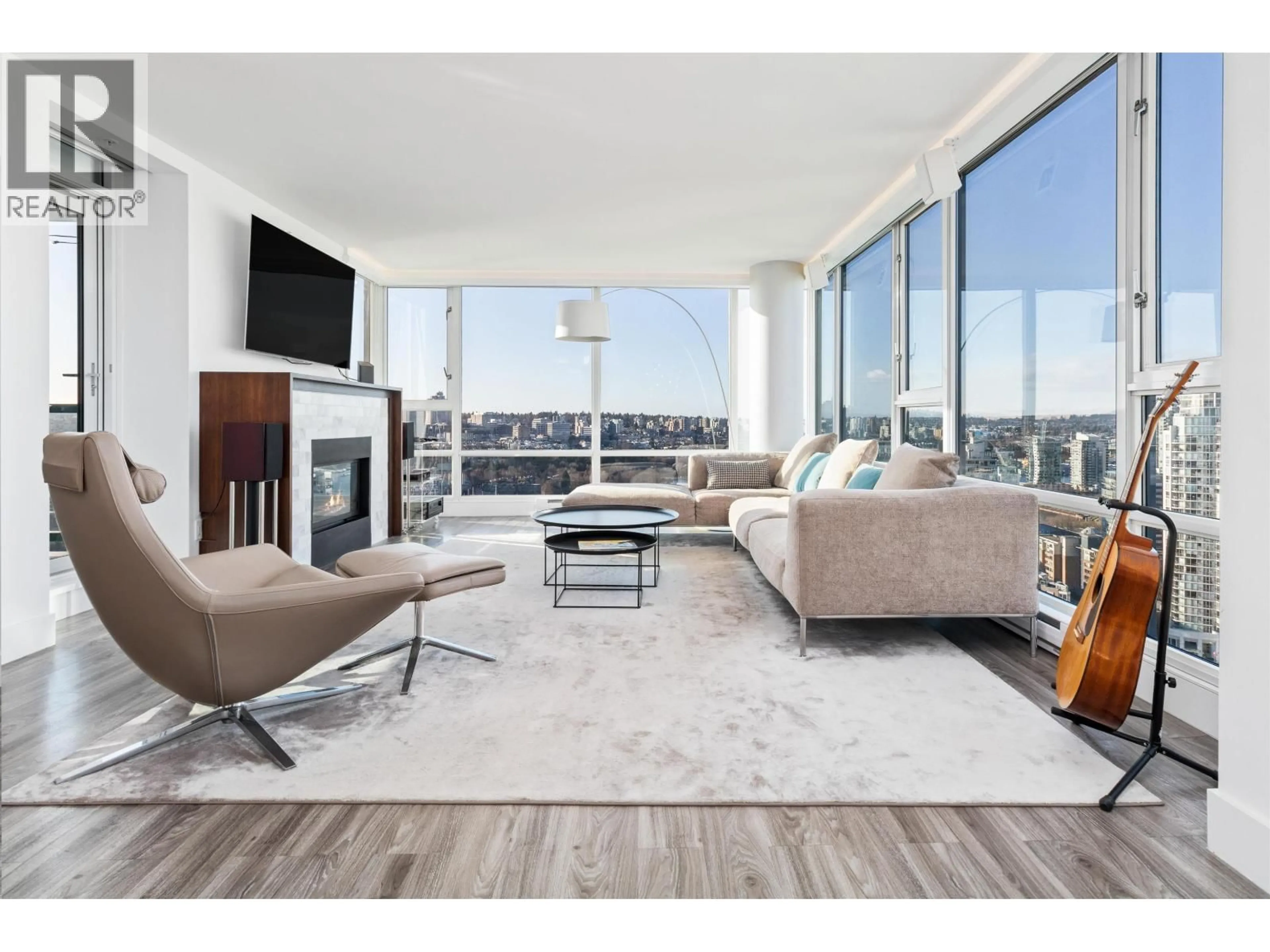 Living room with furniture, unknown for 3307 - 1033 MARINASIDE CRESCENT, Vancouver British Columbia V6Z3A3